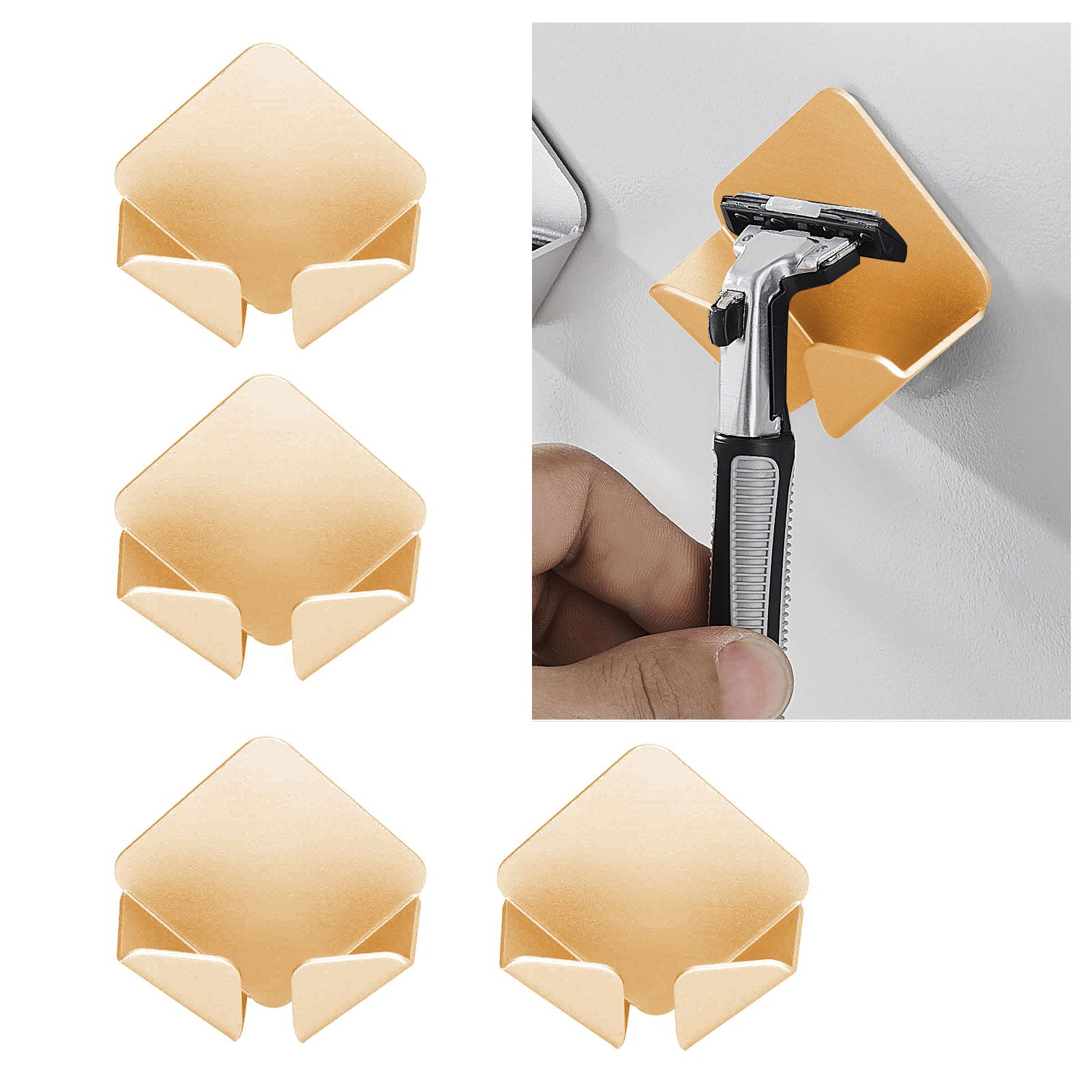 4pcs PunchFree Power Cord Storage Bracket SelfAdhesive Socket Plug Holder view 11