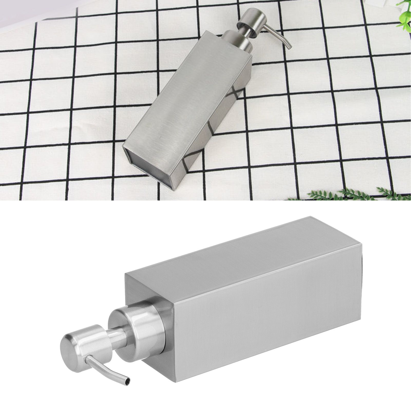 250ml Soap Dispenser Manual Press 304 Stainless Steel Lotion Bottle for view 11