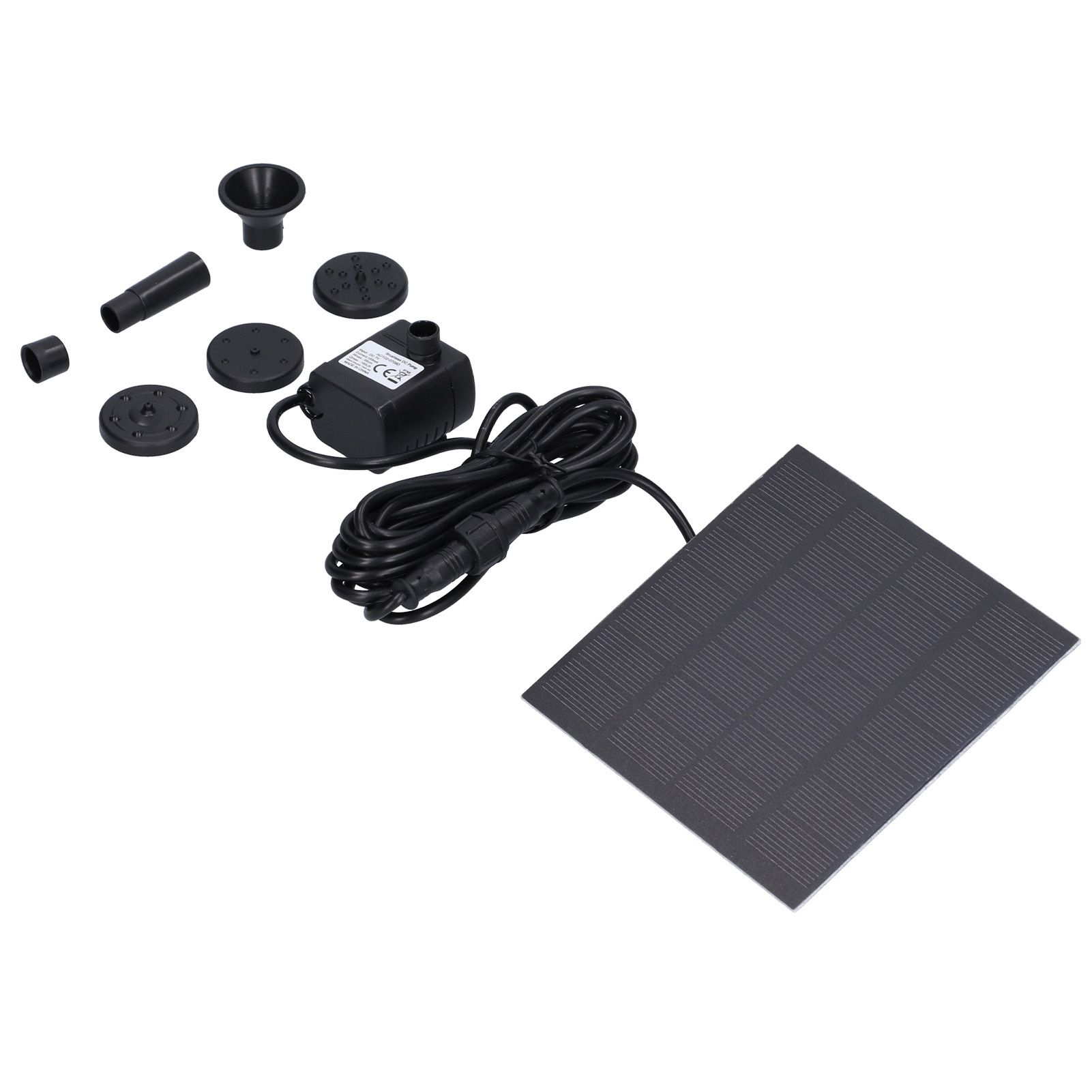 DC Brushless Solar Fountain Pump 180L Floating Waterfall Fountain Pond Garden