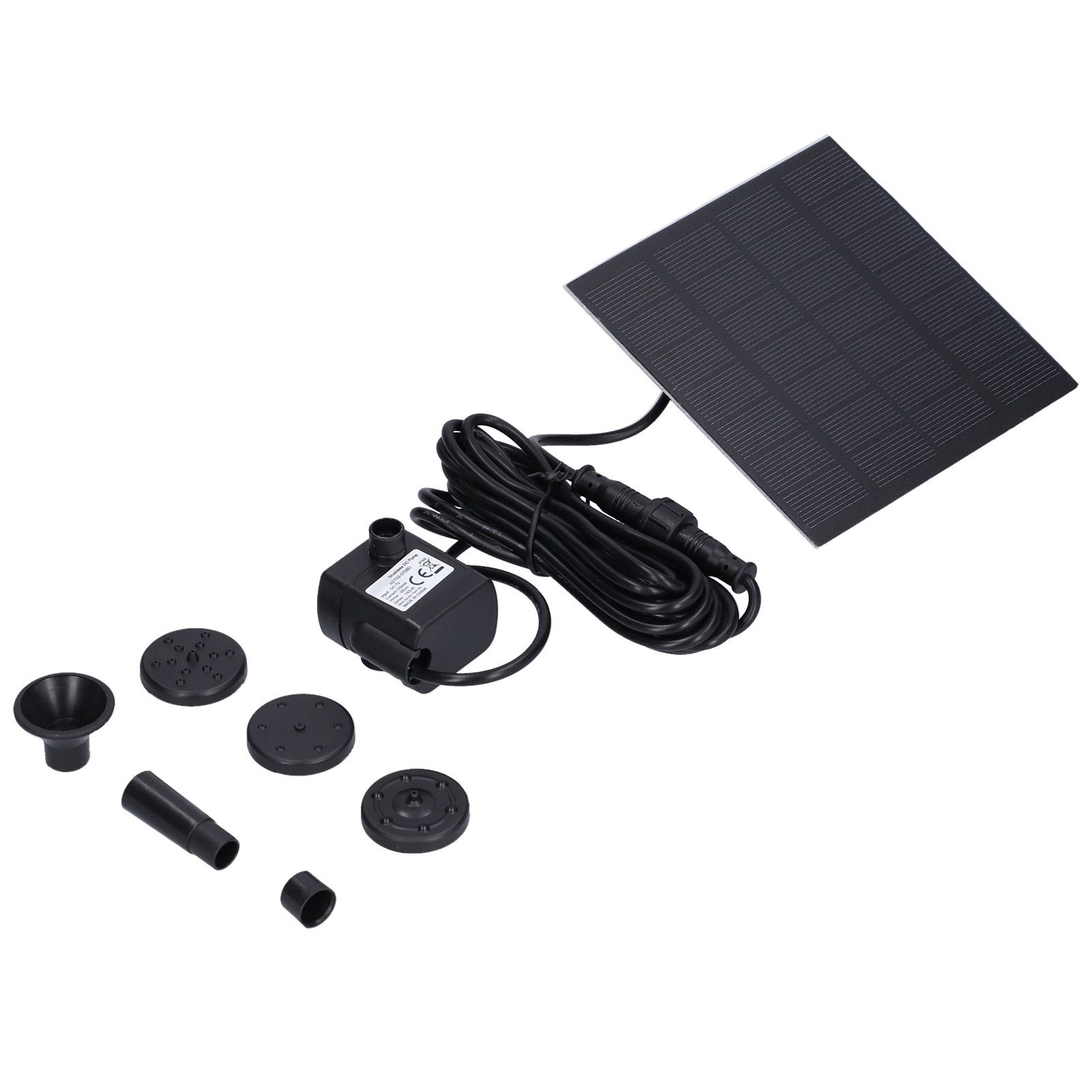 DC Brushless Solar Fountain Pump 180L Floating Waterfall Fountain Pond Garden view 5