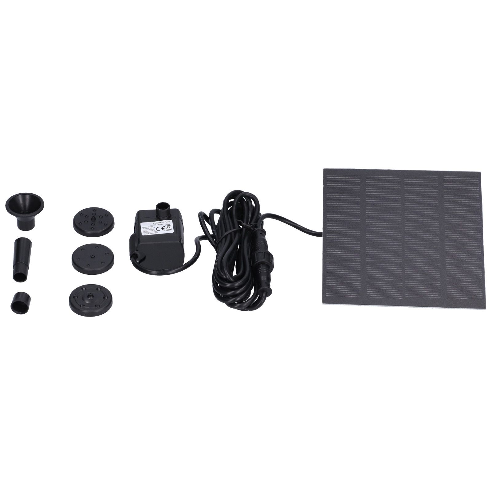 DC Brushless Solar Fountain Pump 180L Floating Waterfall Fountain Pond Garden view 6