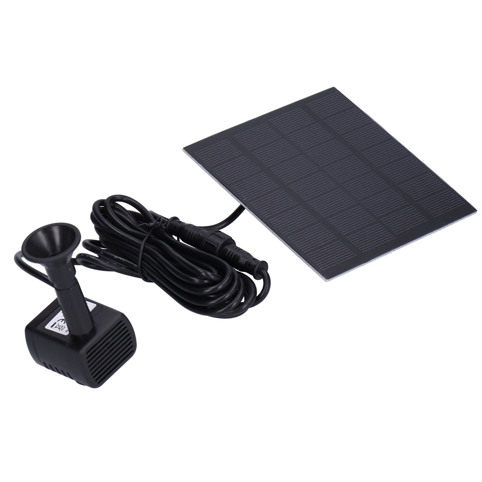DC Brushless Solar Fountain Pump 180L Floating Waterfall Fountain Pond Garden view 7