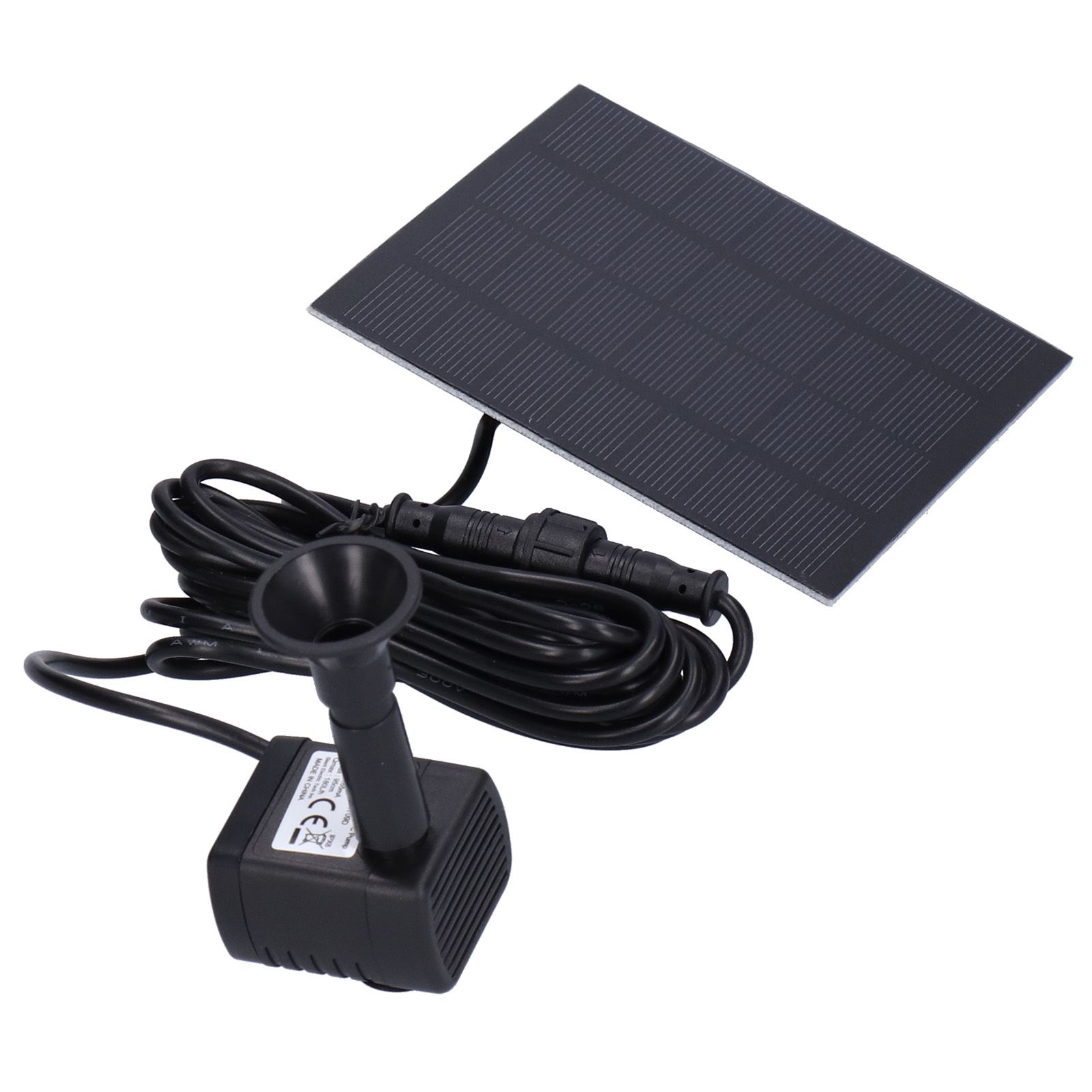 DC Brushless Solar Fountain Pump 180L Floating Waterfall Fountain Pond Garden view 8