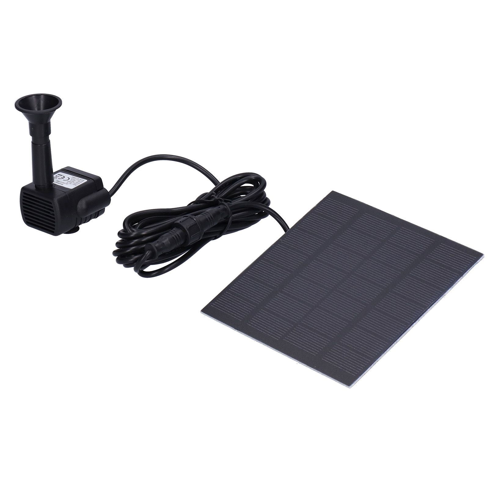 DC Brushless Solar Fountain Pump 180L Floating Waterfall Fountain Pond Garden view 9