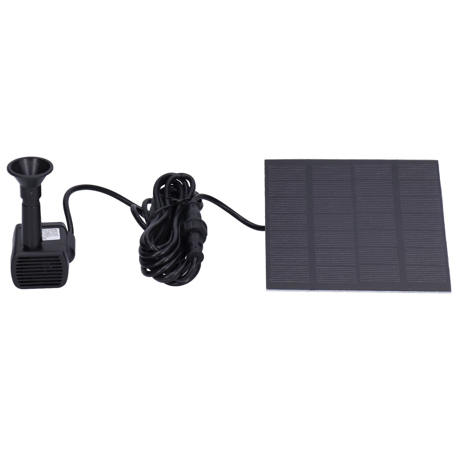 DC Brushless Solar Fountain Pump 180L Floating Waterfall Fountain Pond Garden view 10