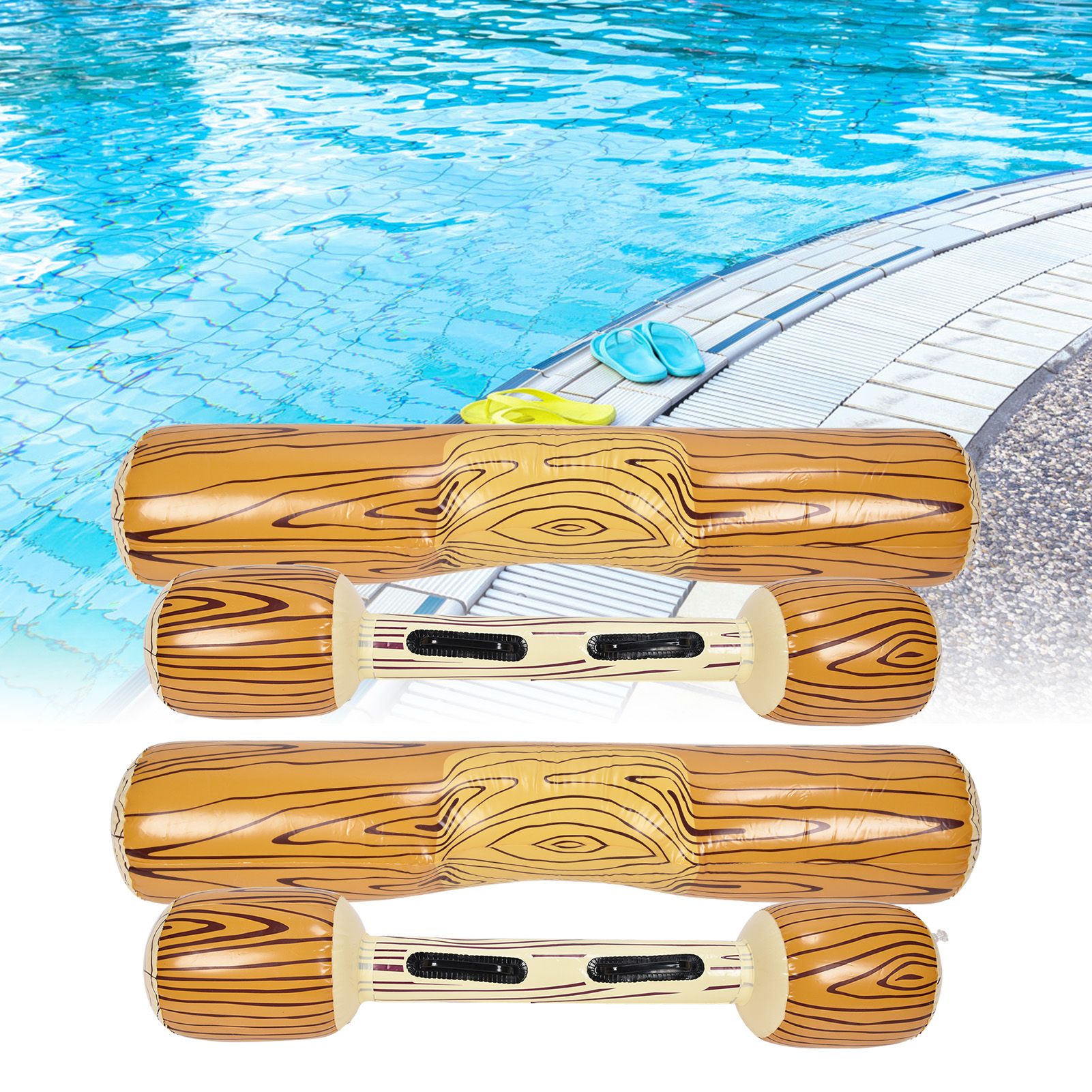 2Set Inflatable Pool Floating Row Toy for Adults Children Outdoor Summer Water view 11
