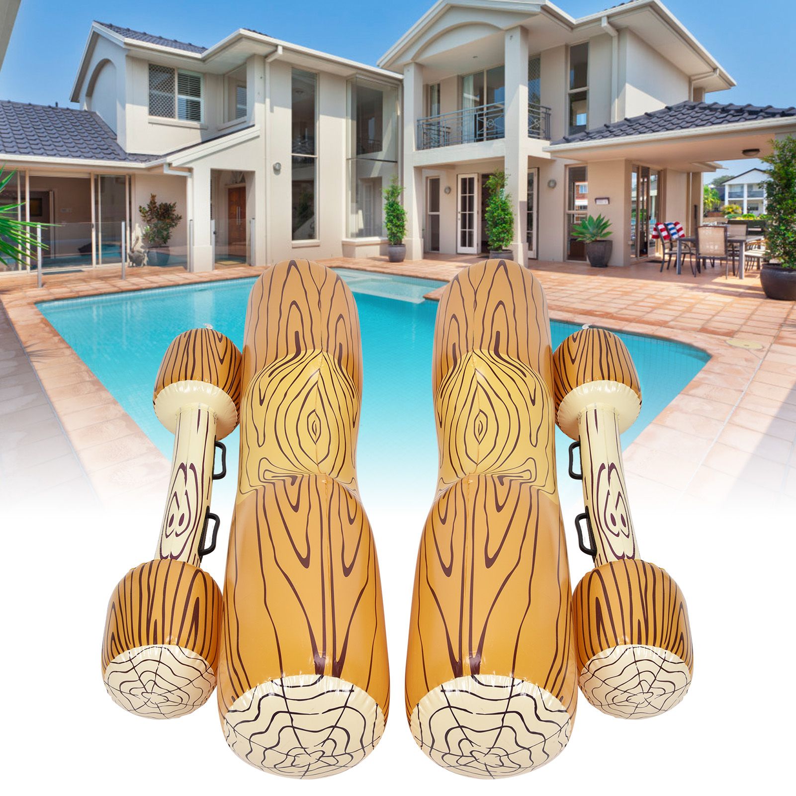 2Set Inflatable Pool Floating Row Toy for Adults Children Outdoor Summer Water view 12