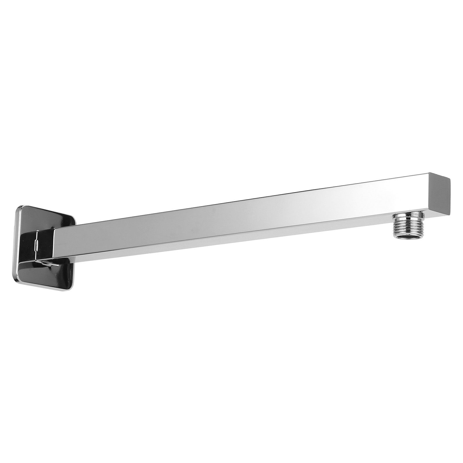 NPT1/2 Wall Shower Arm with Decorative Cover Electroplating Shower Extension view 3