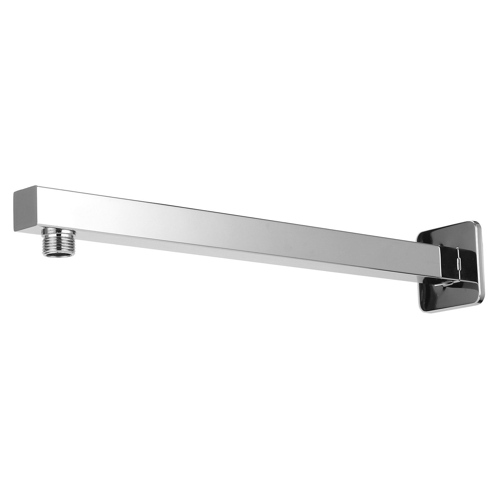 NPT1/2 Wall Shower Arm with Decorative Cover Electroplating Shower Extension view 8