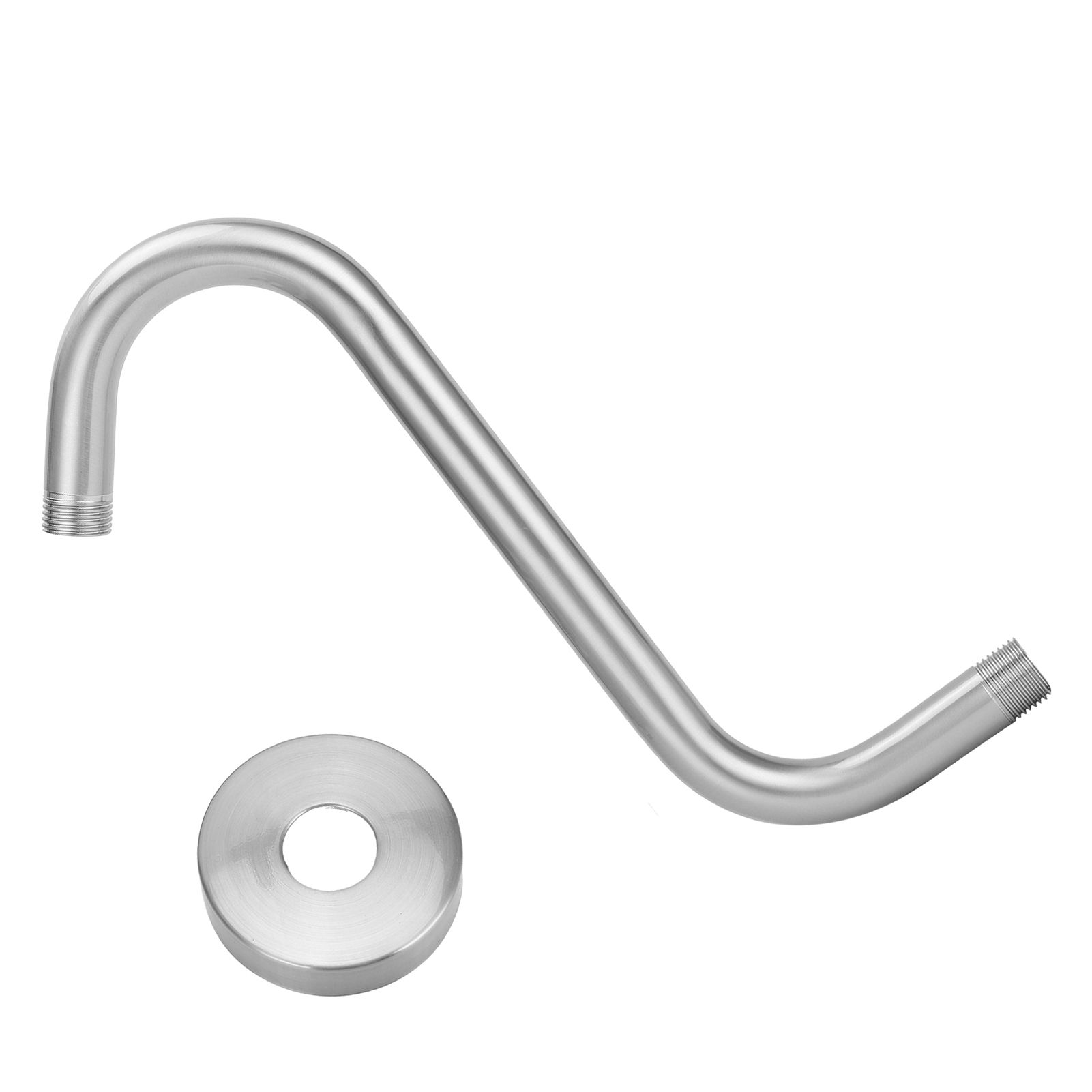 NPT1/2 High Rise Shower Arm SShape Shower Head Extension Arm Bathroom Accessory view 4