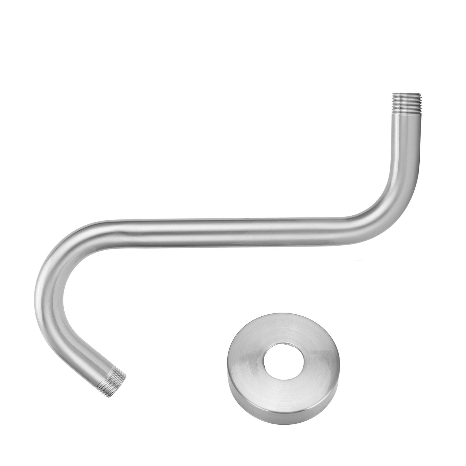 NPT1/2 High Rise Shower Arm SShape Shower Head Extension Arm Bathroom Accessory view 5