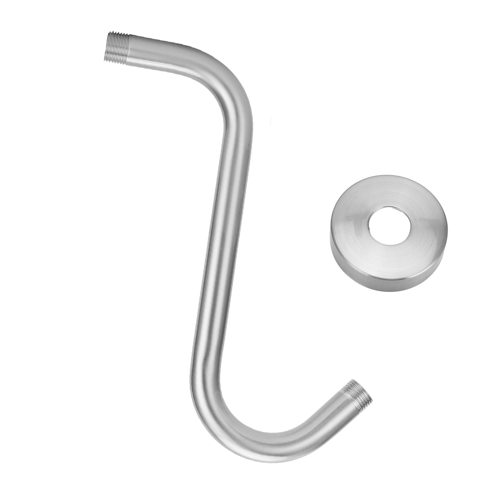 NPT1/2 High Rise Shower Arm SShape Shower Head Extension Arm Bathroom Accessory view 6