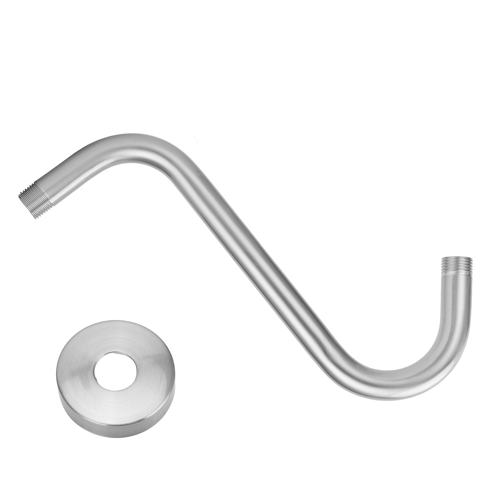 NPT1/2 High Rise Shower Arm SShape Shower Head Extension Arm Bathroom Accessory view 7