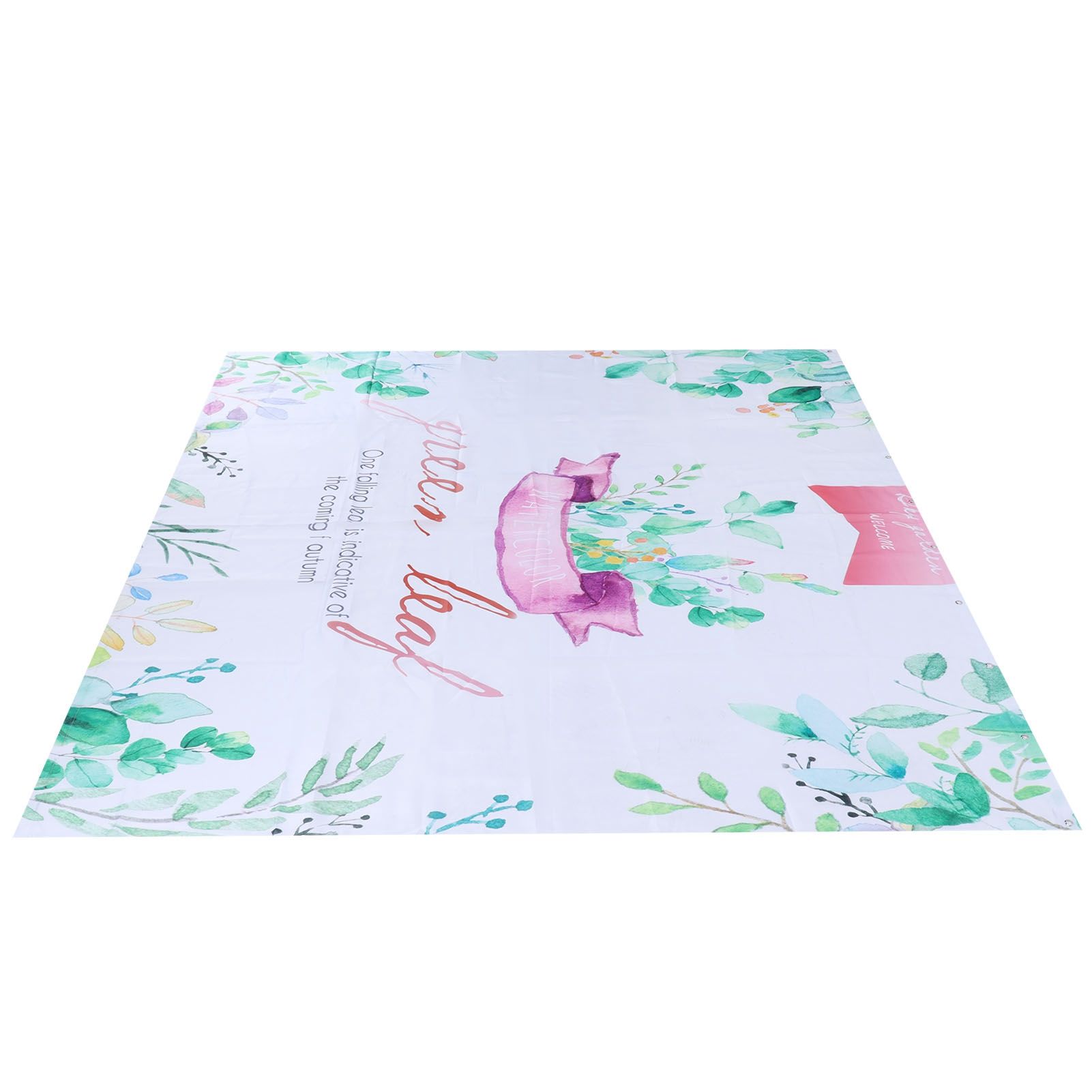 Plant Pattern Shower Curtain Innovative Waterproof Bath Curtain for Bathroom view 8