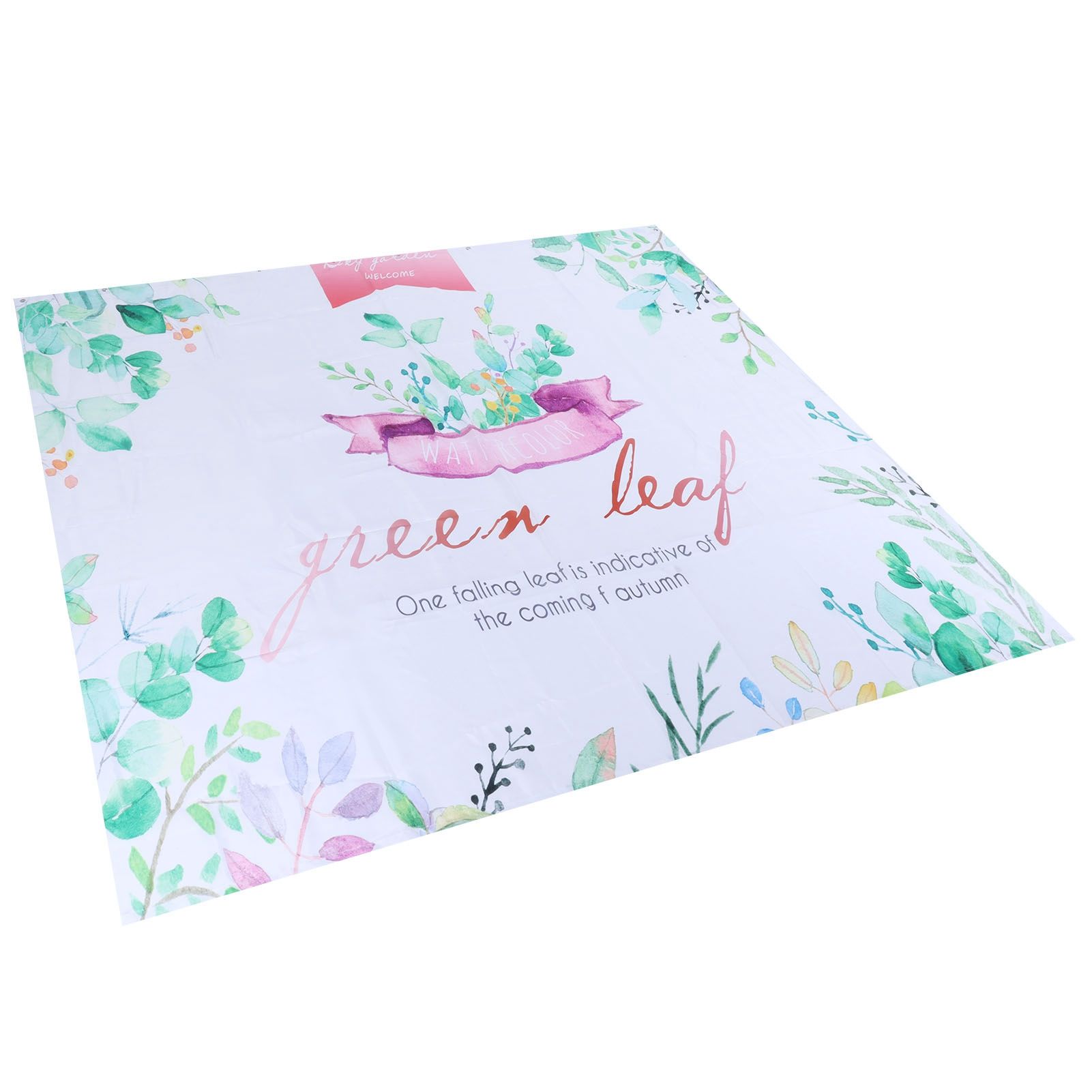 Plant Pattern Shower Curtain Innovative Waterproof Bath Curtain for Bathroom view 9