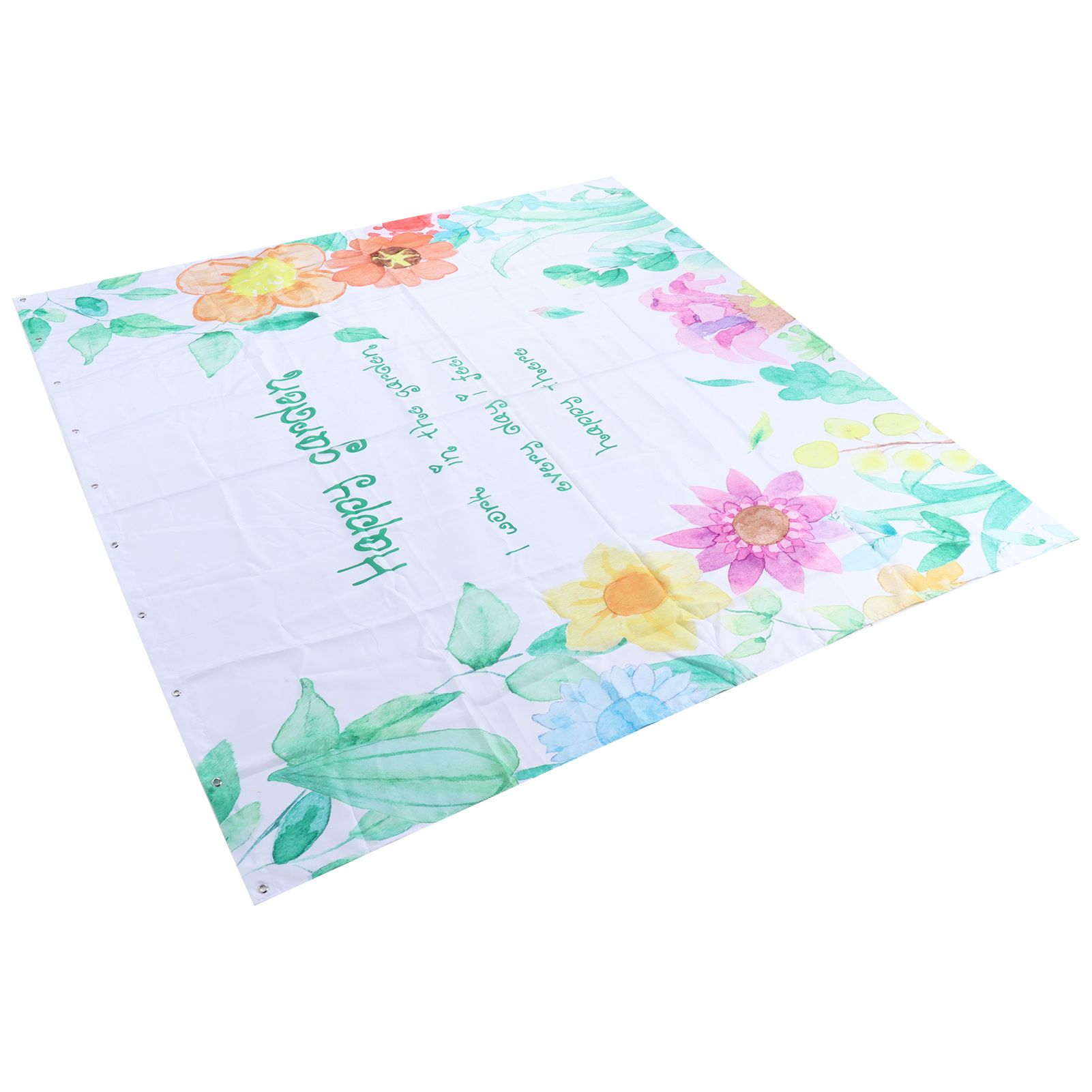 Floral Pattern Shower Curtain Summer Polyester Waterproof Curtain Bathroom view 5