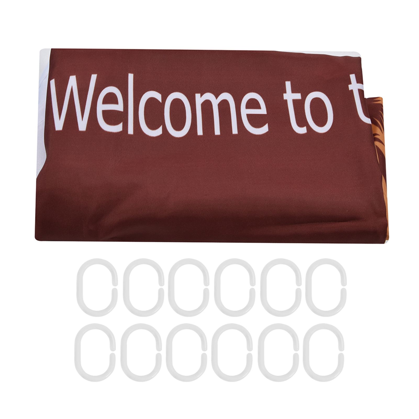 Innovative Decorating Curtain Fashionable Waterproof Shower Curtain for view 2