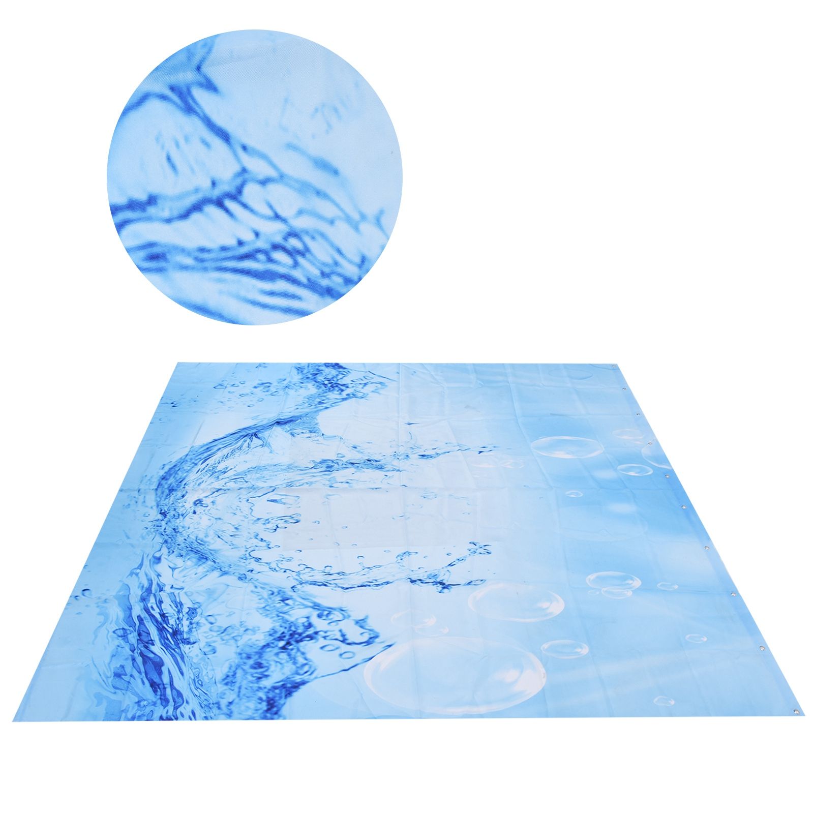 Innovative Pattern Curtain Waterproof Bright Color Shower Curtain for Bathroom view 5