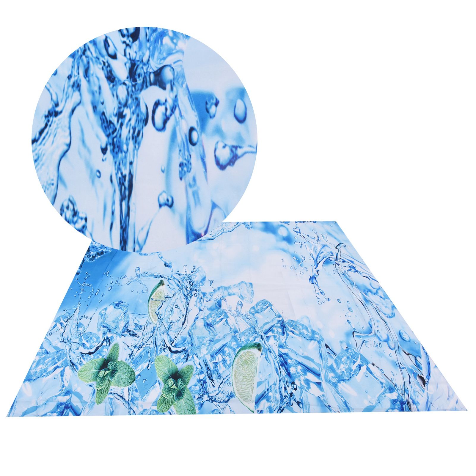 Bathroom Curtain with Hook Waterproof Elastic Hanging Shower Curtain for Home view 10