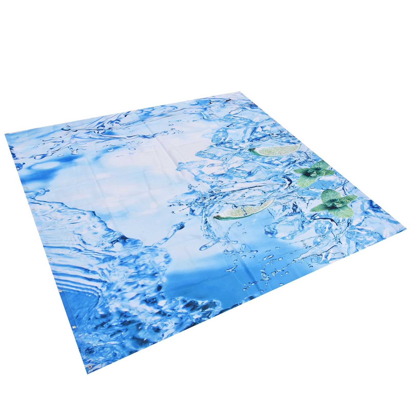 Bathroom Curtain with Hook Waterproof Elastic Hanging Shower Curtain for Home view 6