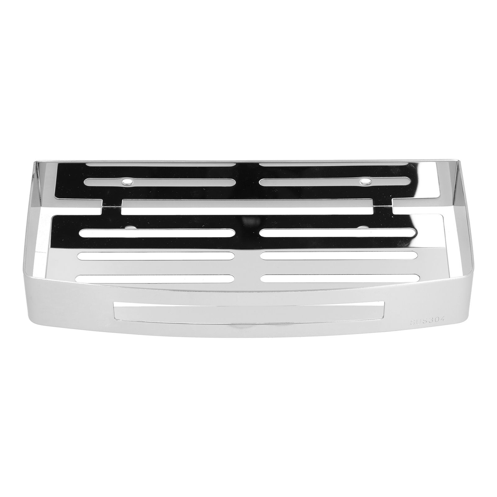 304 Stainless Steel Soap Holder Kitchen Sponge Tray Wall Mounted Shower Shelf view 6