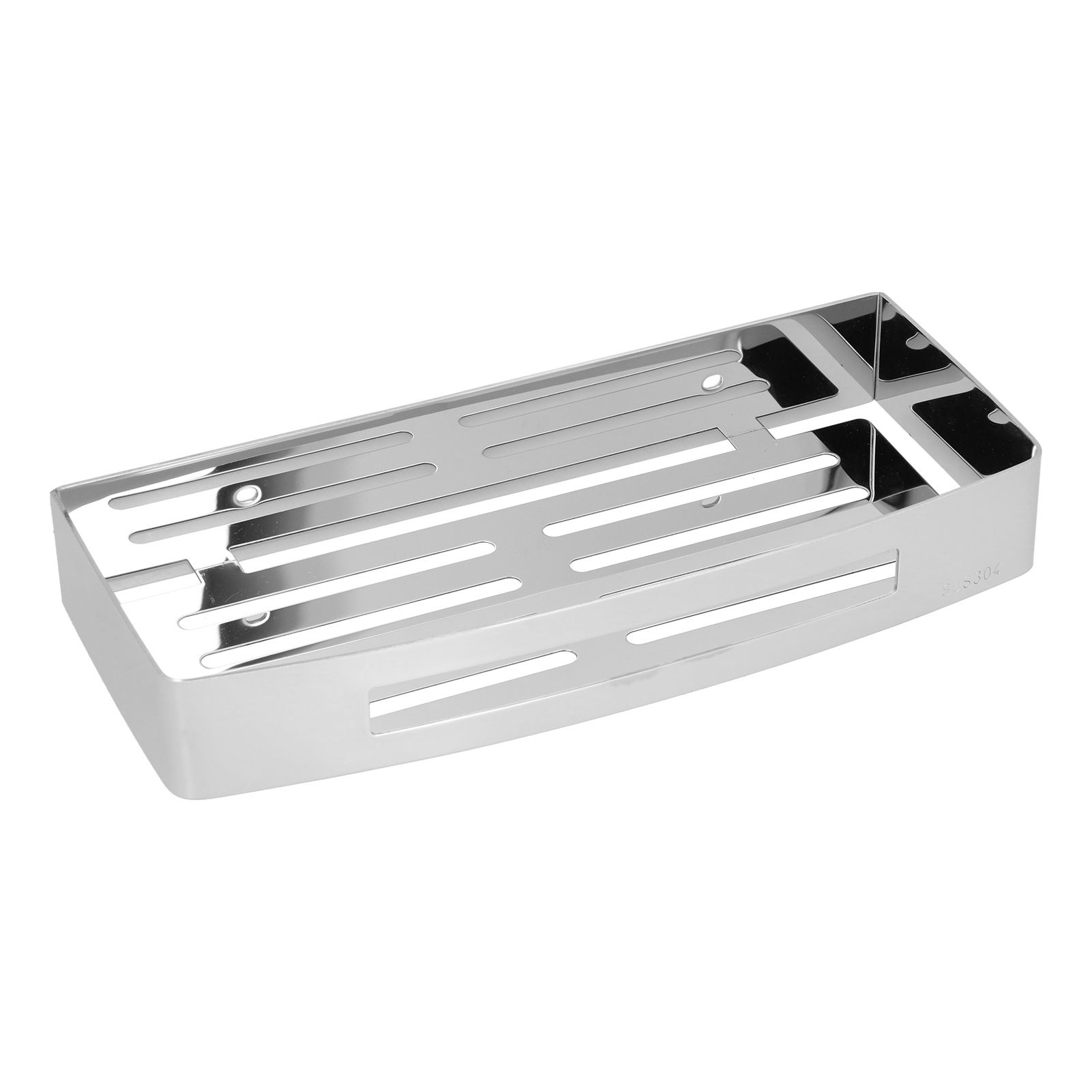304 Stainless Steel Soap Holder Kitchen Sponge Tray Wall Mounted Shower Shelf view 10