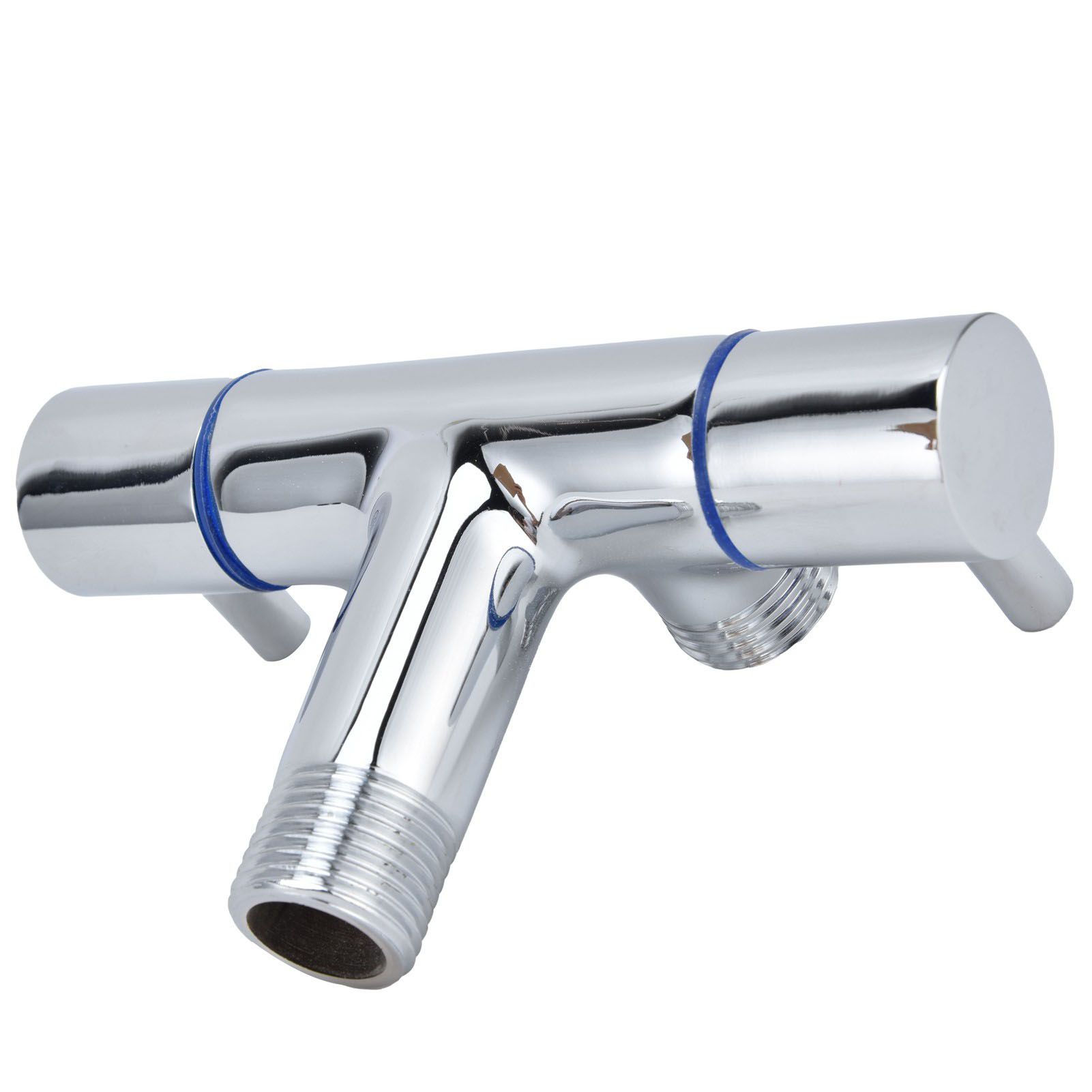 G1/2 Male Thread Angle Valve 1 Inlet 2 Outlet Cold Water Faucet Diverter Valve view 10