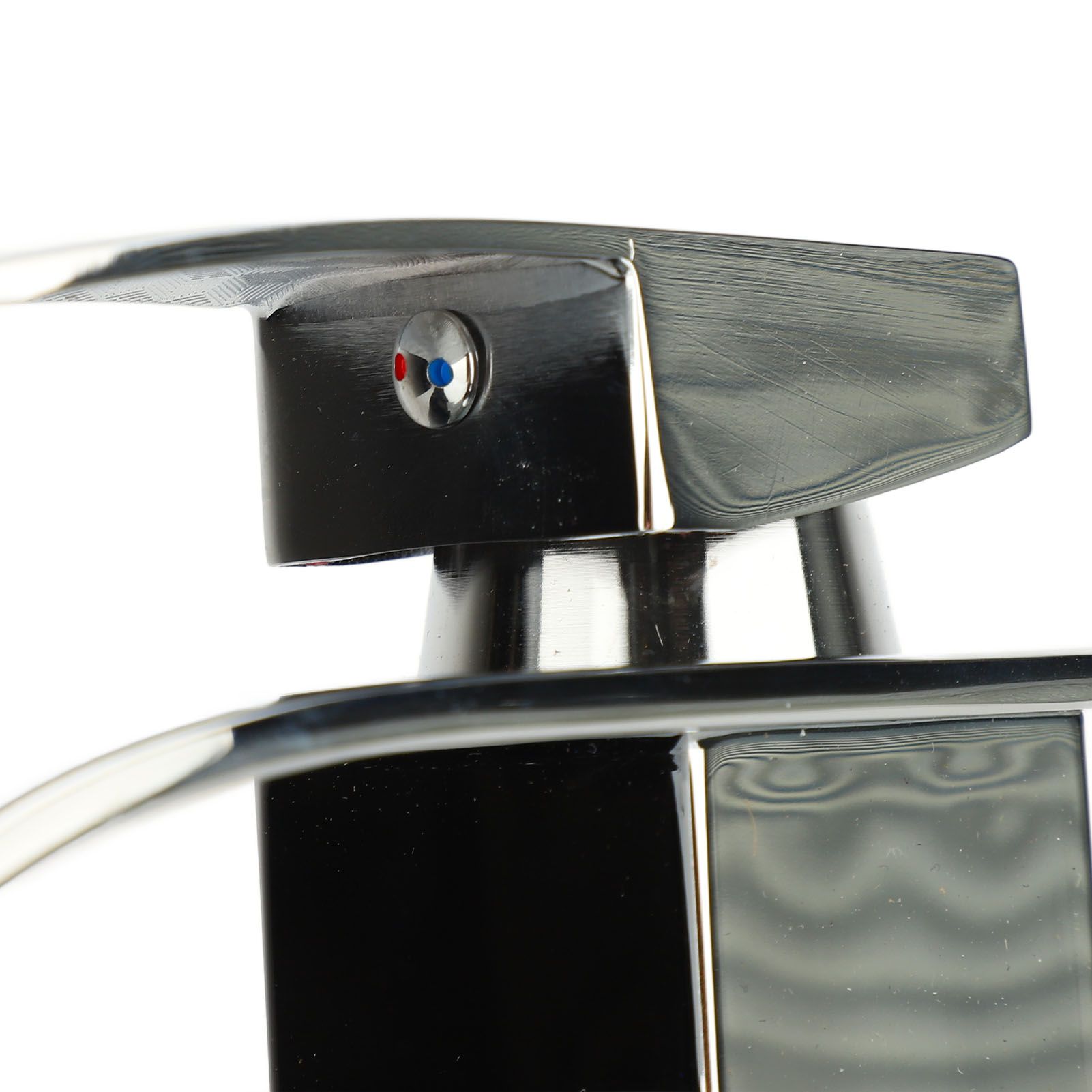 Waterfall Bathroom Faucet 304 Stainless Steel Hot and Cold Single Handle Sink view 5
