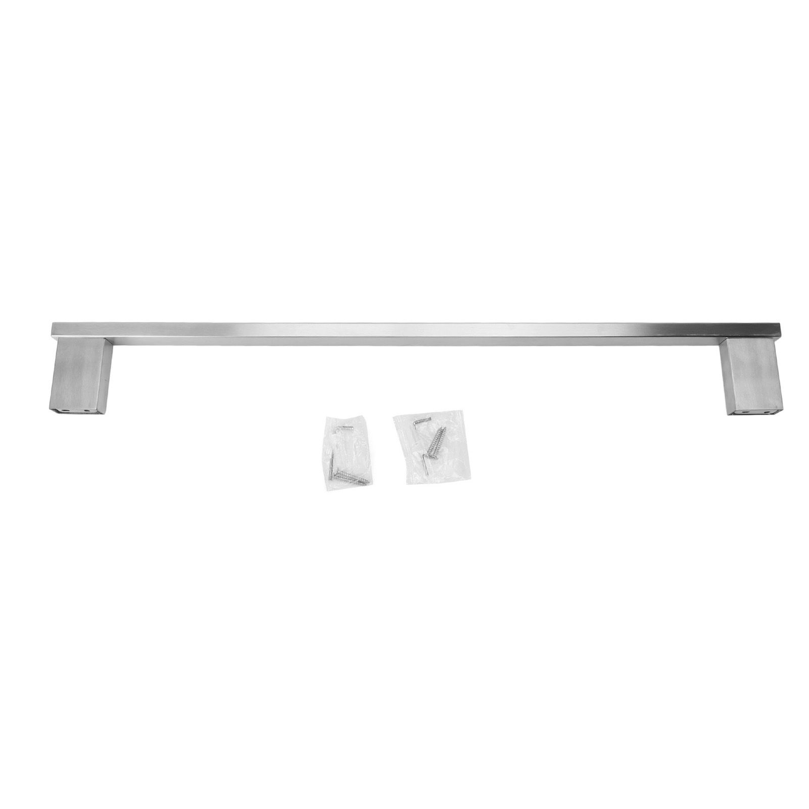Towel Bar Brushed Chrome Plated 304 Stainless Steel Rust Proof Simple Towel view 3