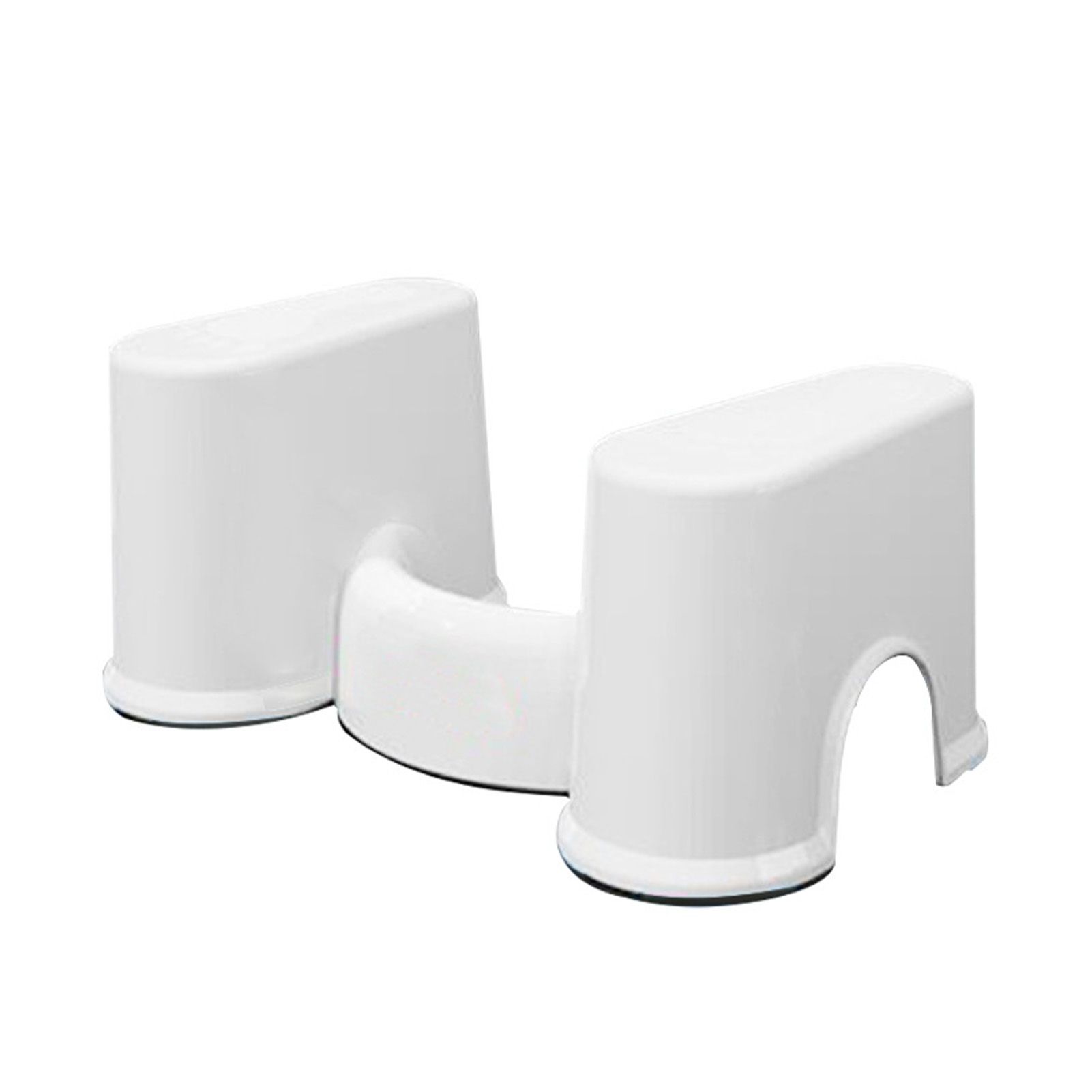 Toilet Step Stool Plastic Non Slip Multifunctional Toilet Poop Foot Stool for Home