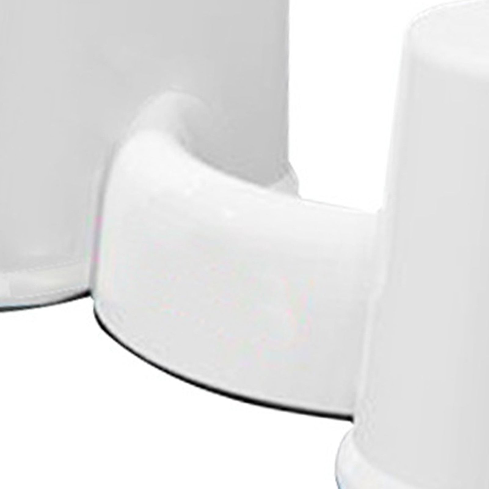 Toilet Step Stool Plastic Non Slip Multifunctional Toilet Poop Foot Stool for Home view 5
