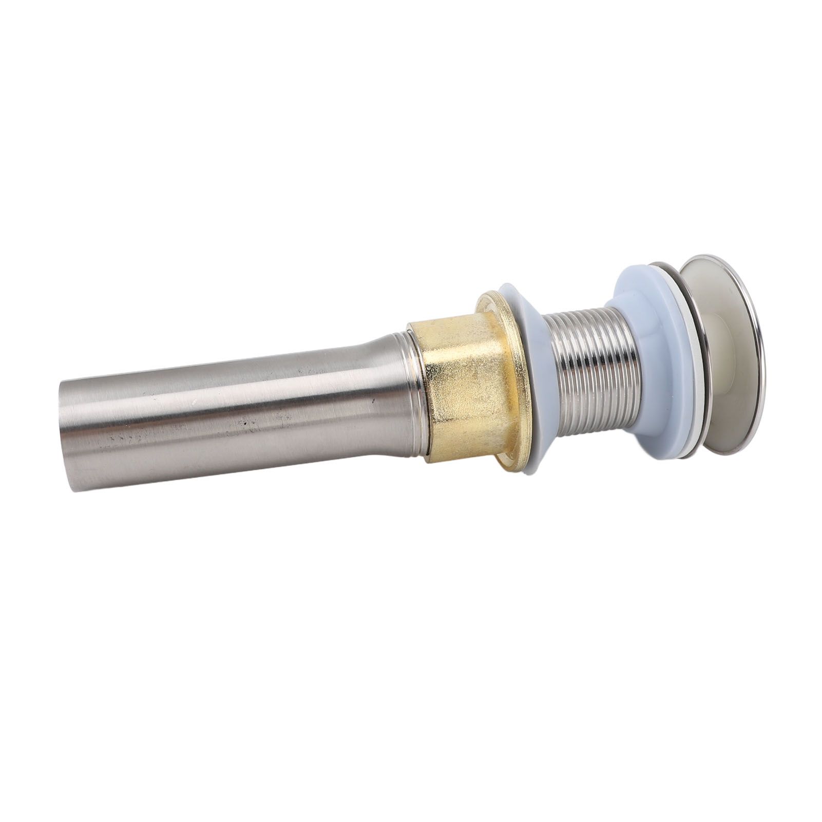 Popup Sink Drain Stainless Steel Leakage Proof Brushed Ni Finish Drain Stopper view 11