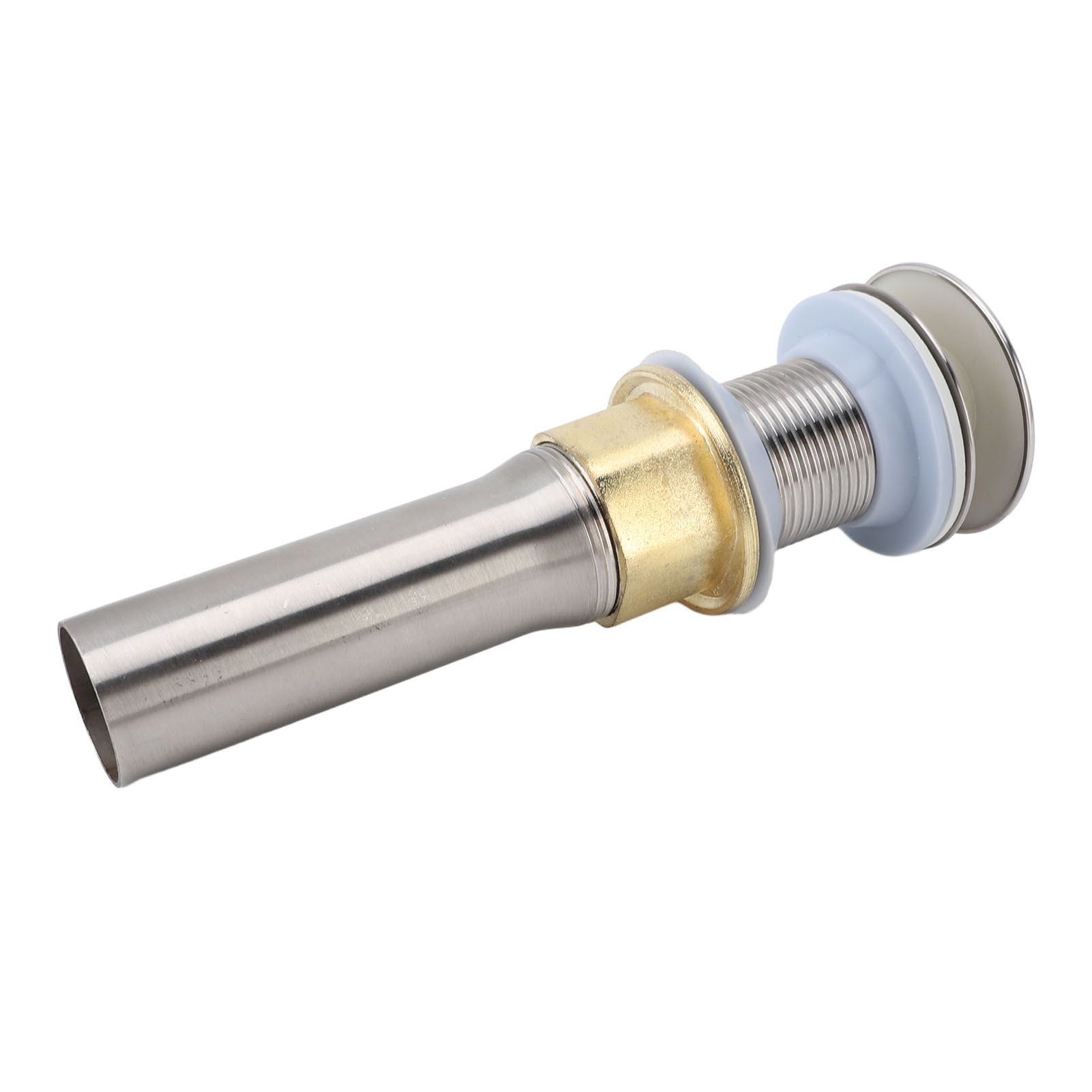 Popup Sink Drain Stainless Steel Leakage Proof Brushed Ni Finish Drain Stopper view 12