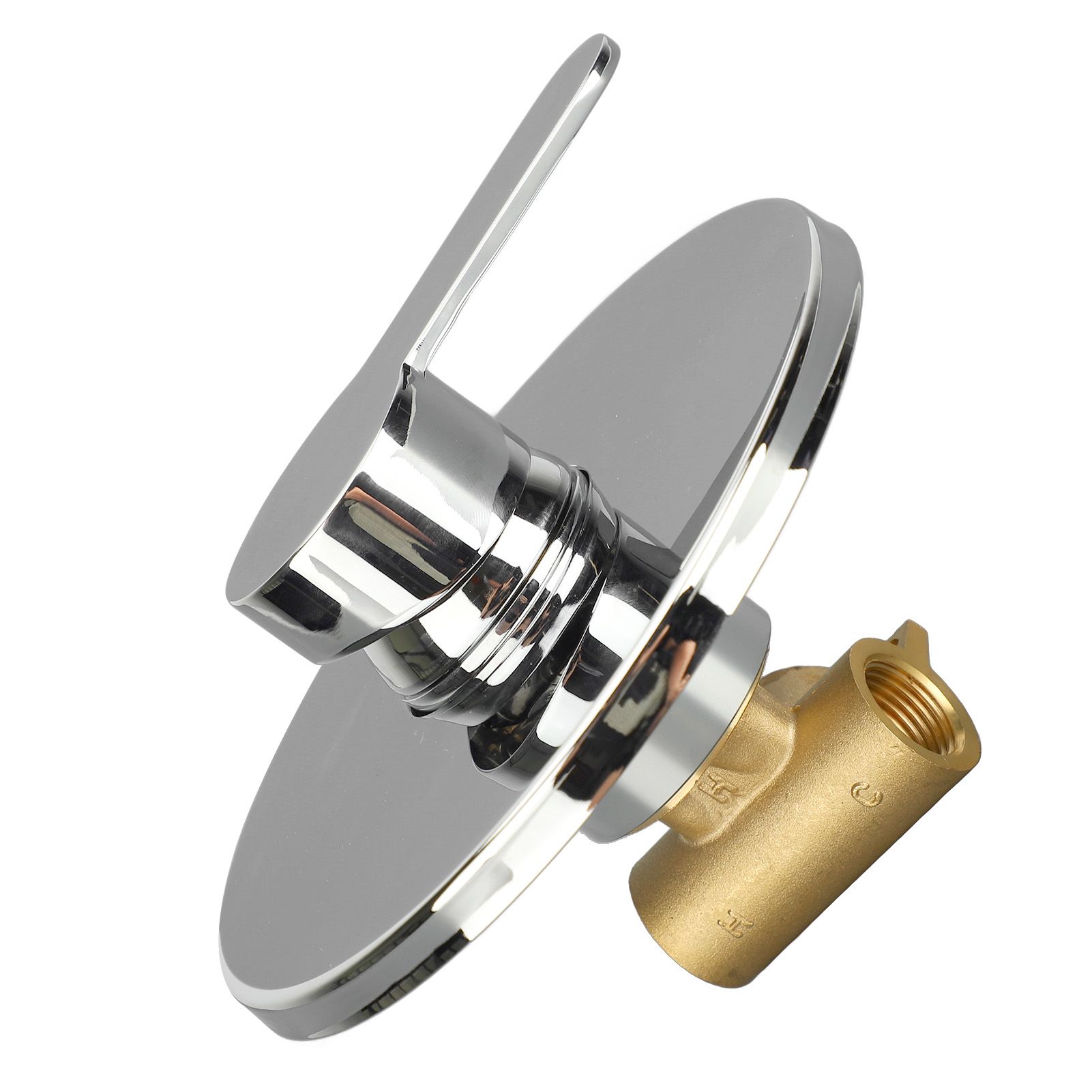 Shower Handle Valve All Copper Concealed 3 Way Round Hot and Cold Shower view 4