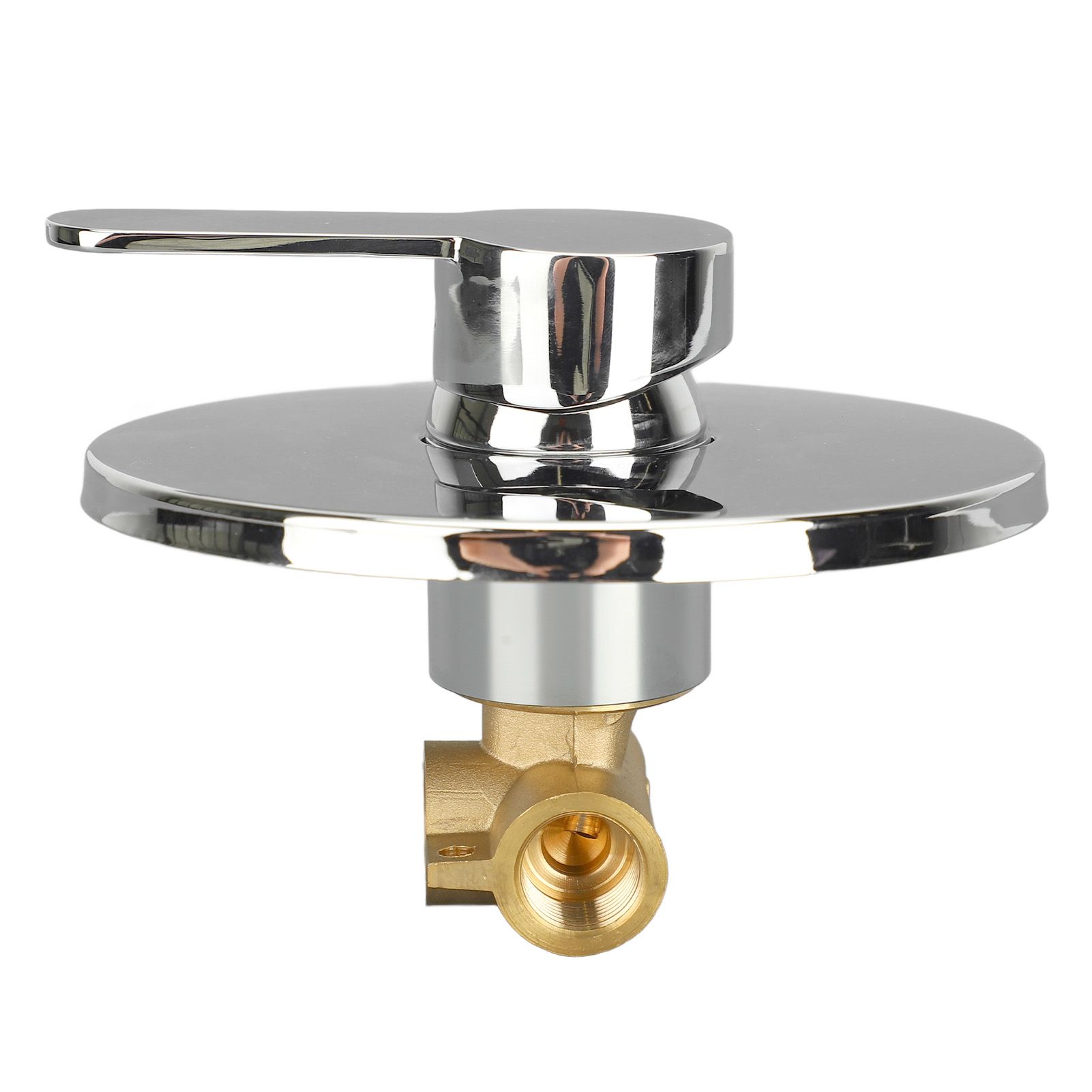 Shower Handle Valve All Copper Concealed 3 Way Round Hot and Cold Shower view 6