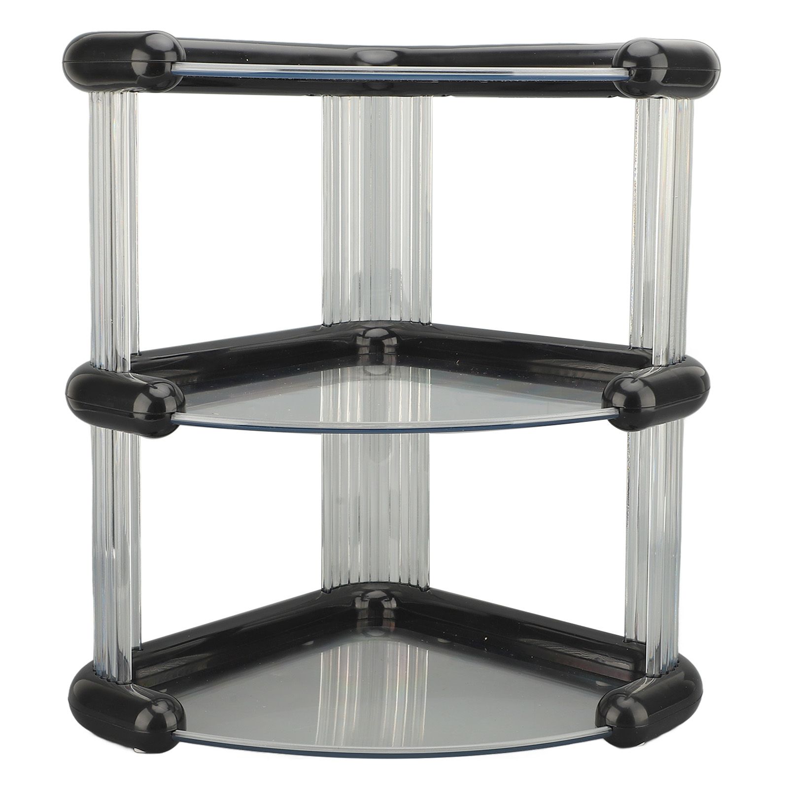 Desktop Corner Stand Multipurpose Simple Stylish Large Capacity 3 Tiers Corner
