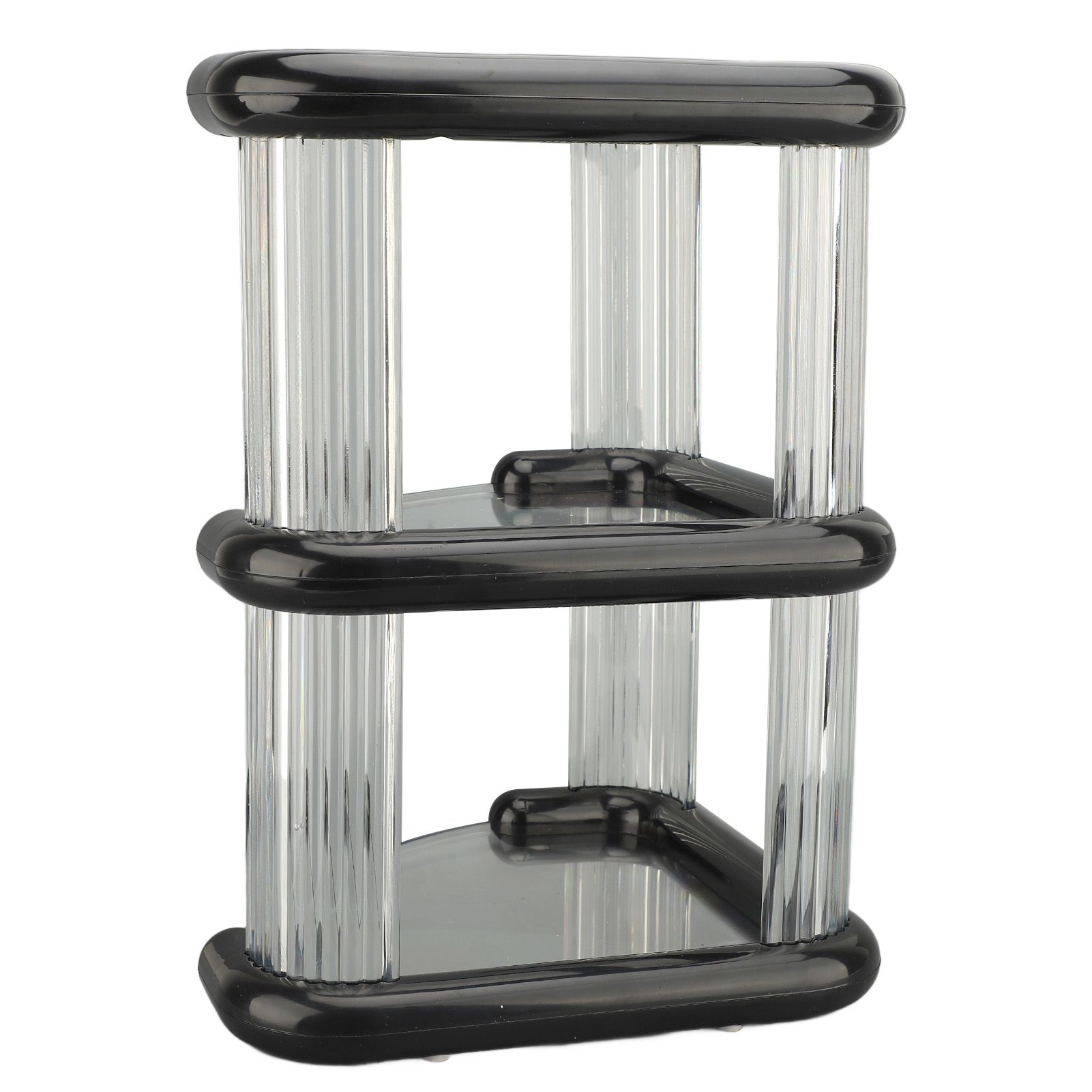 Desktop Corner Stand Multipurpose Simple Stylish Large Capacity 3 Tiers Corner view 2