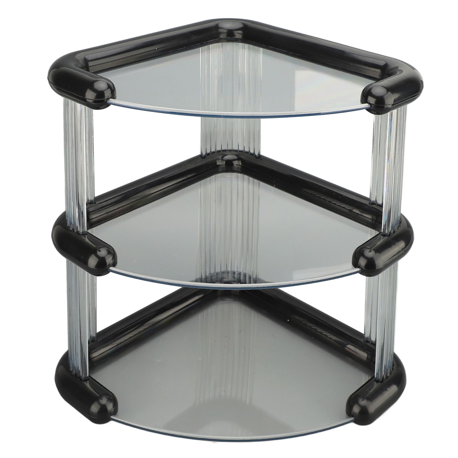 Desktop Corner Stand Multipurpose Simple Stylish Large Capacity 3 Tiers Corner view 3