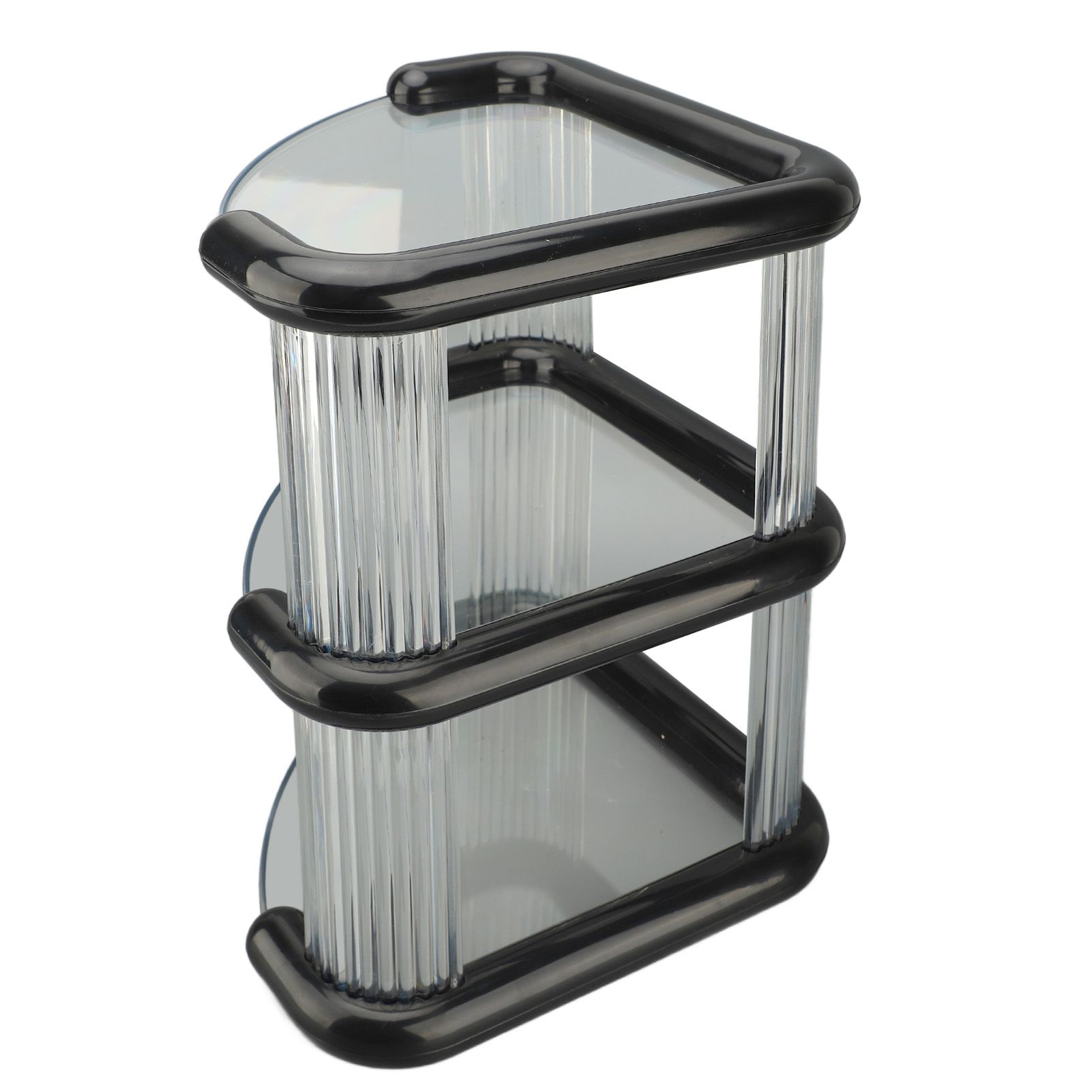Desktop Corner Stand Multipurpose Simple Stylish Large Capacity 3 Tiers Corner view 4