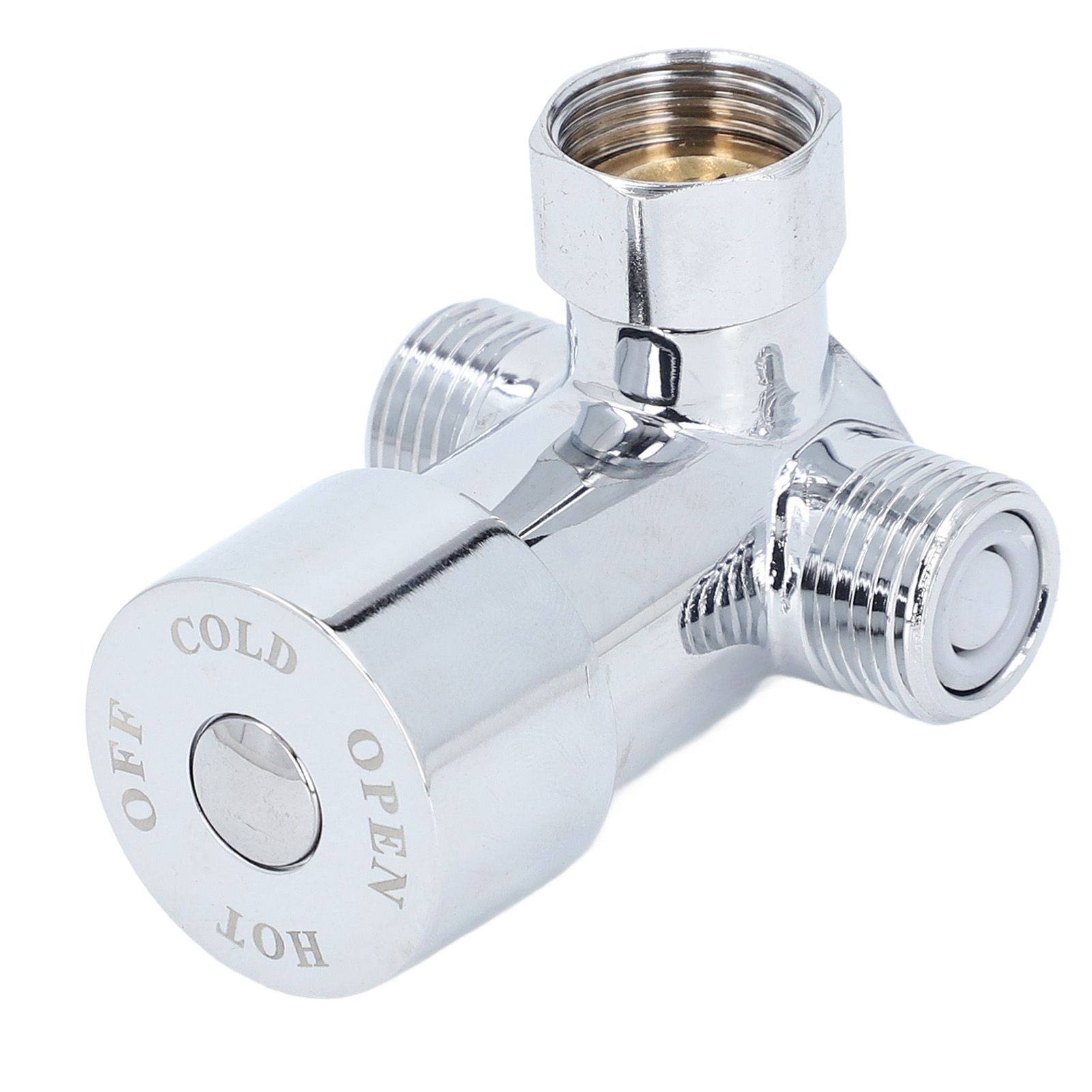 Hot Cold Water Mixing Valve Brass G1/2 Faucet Water Temperature Mixer for