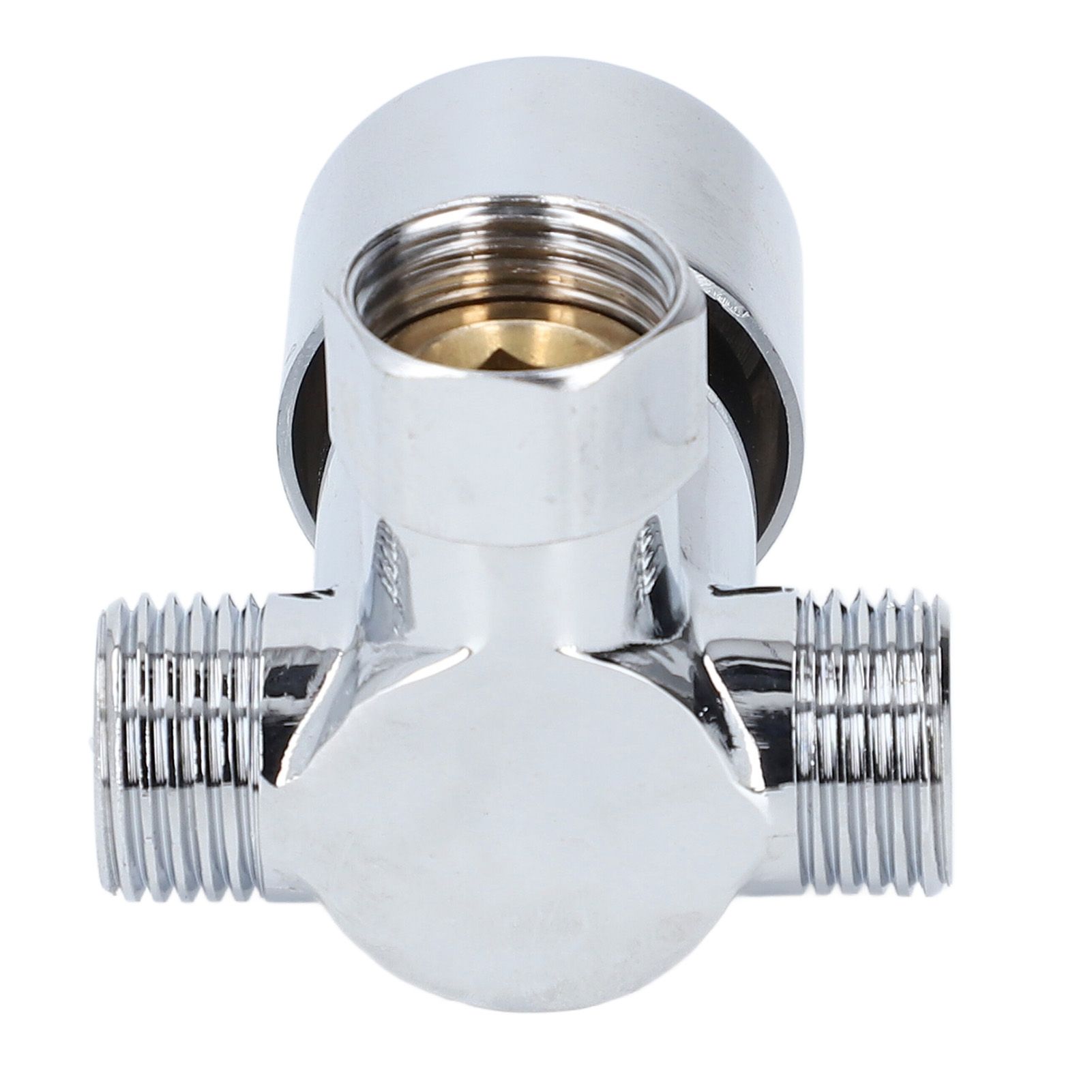 Hot Cold Water Mixing Valve Brass G1/2 Faucet Water Temperature Mixer for view 2