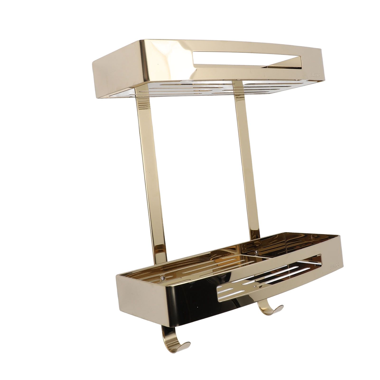 Bathroom Floating Shelves 304 Stainless Steel 2 Tier Wall Mounted Over Toilet view 4