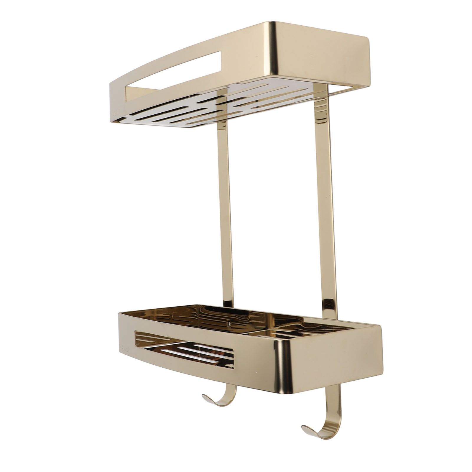 Bathroom Floating Shelves 304 Stainless Steel 2 Tier Wall Mounted Over Toilet view 7