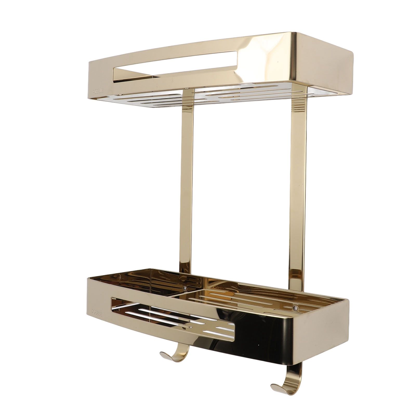 Bathroom Floating Shelves 304 Stainless Steel 2 Tier Wall Mounted Over Toilet view 8