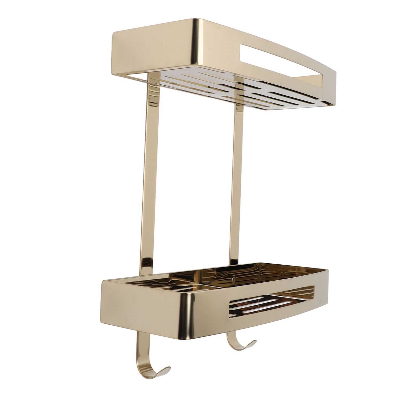 Bathroom Floating Shelves 304 Stainless Steel 2 Tier Wall Mounted Over Toilet view 9