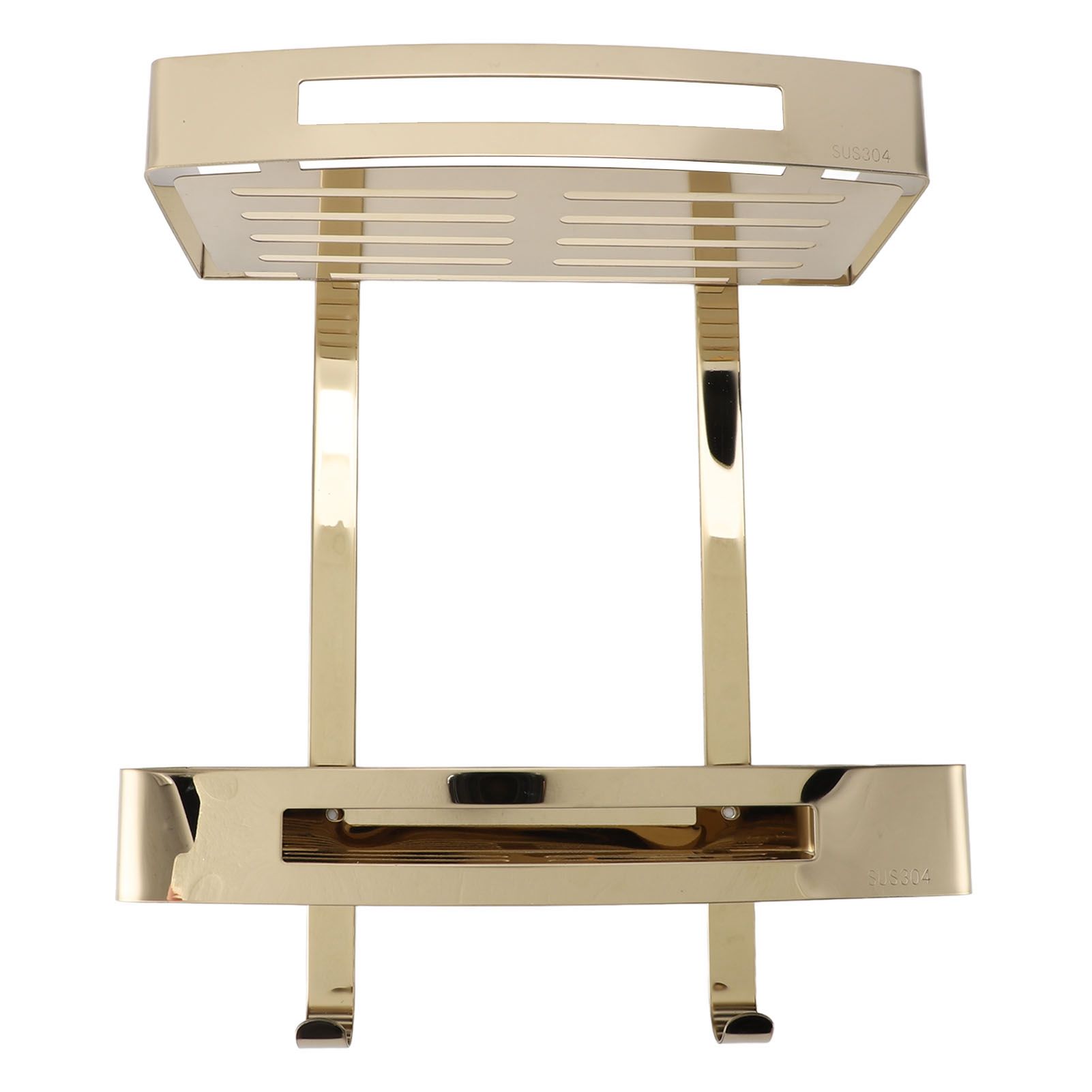 Bathroom Floating Shelves 304 Stainless Steel 2 Tier Wall Mounted Over Toilet view 12