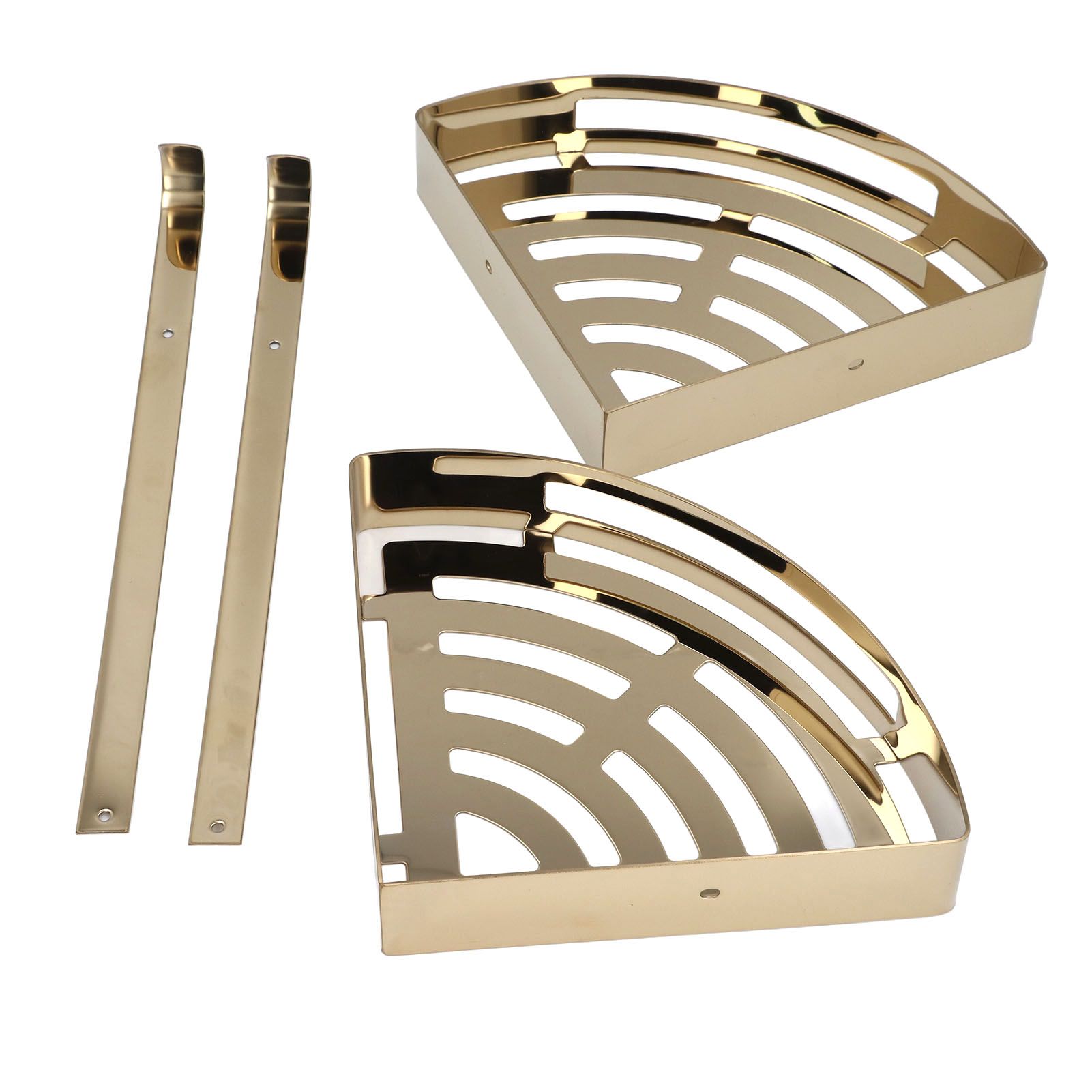 Corner Shower Shelves Wall Mounted Stainless Steel Bathroom Shower Organizers view 4