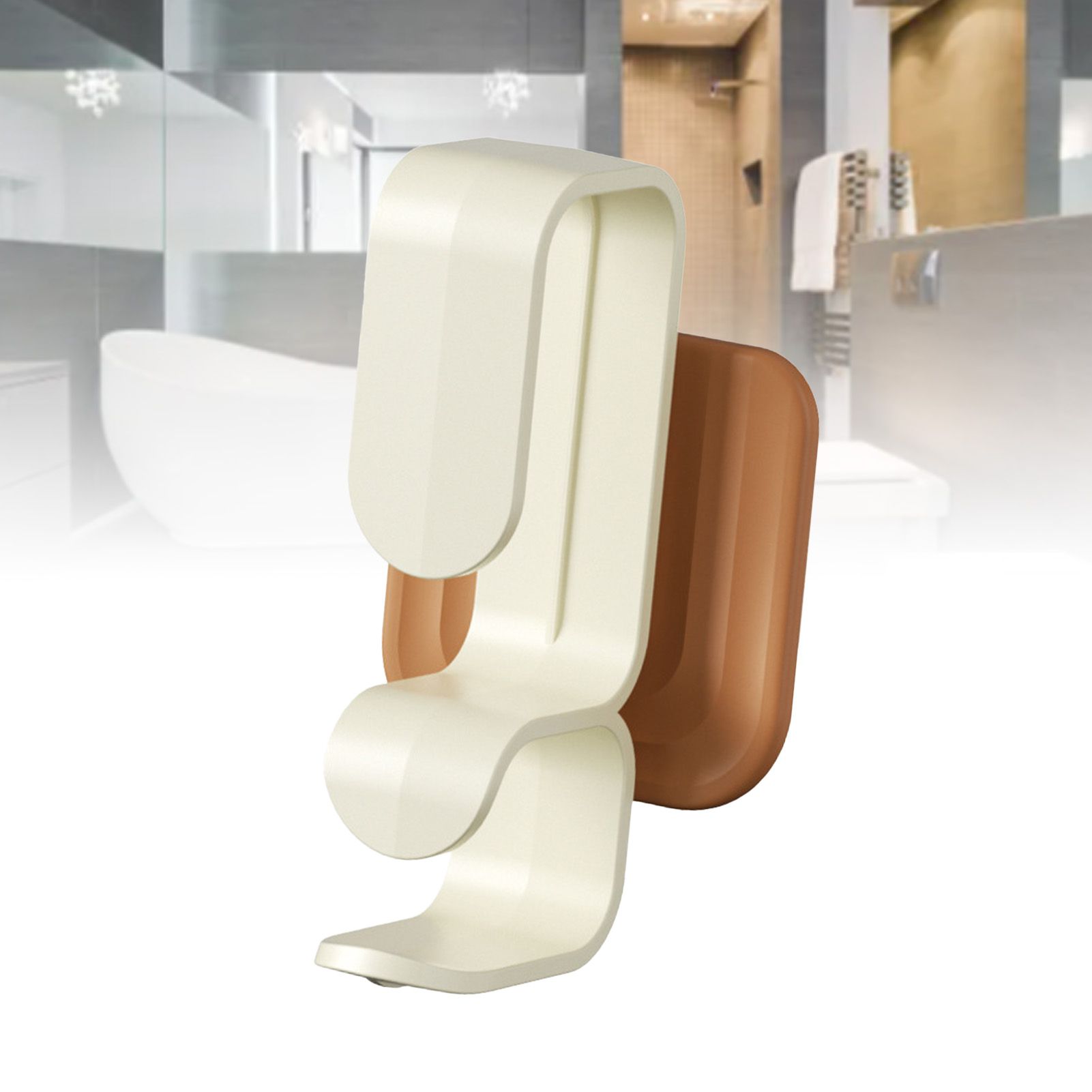 Adhesive Washbasin Hooks Plastic Wall Mounted Hanging Washbasin Hook for view 9