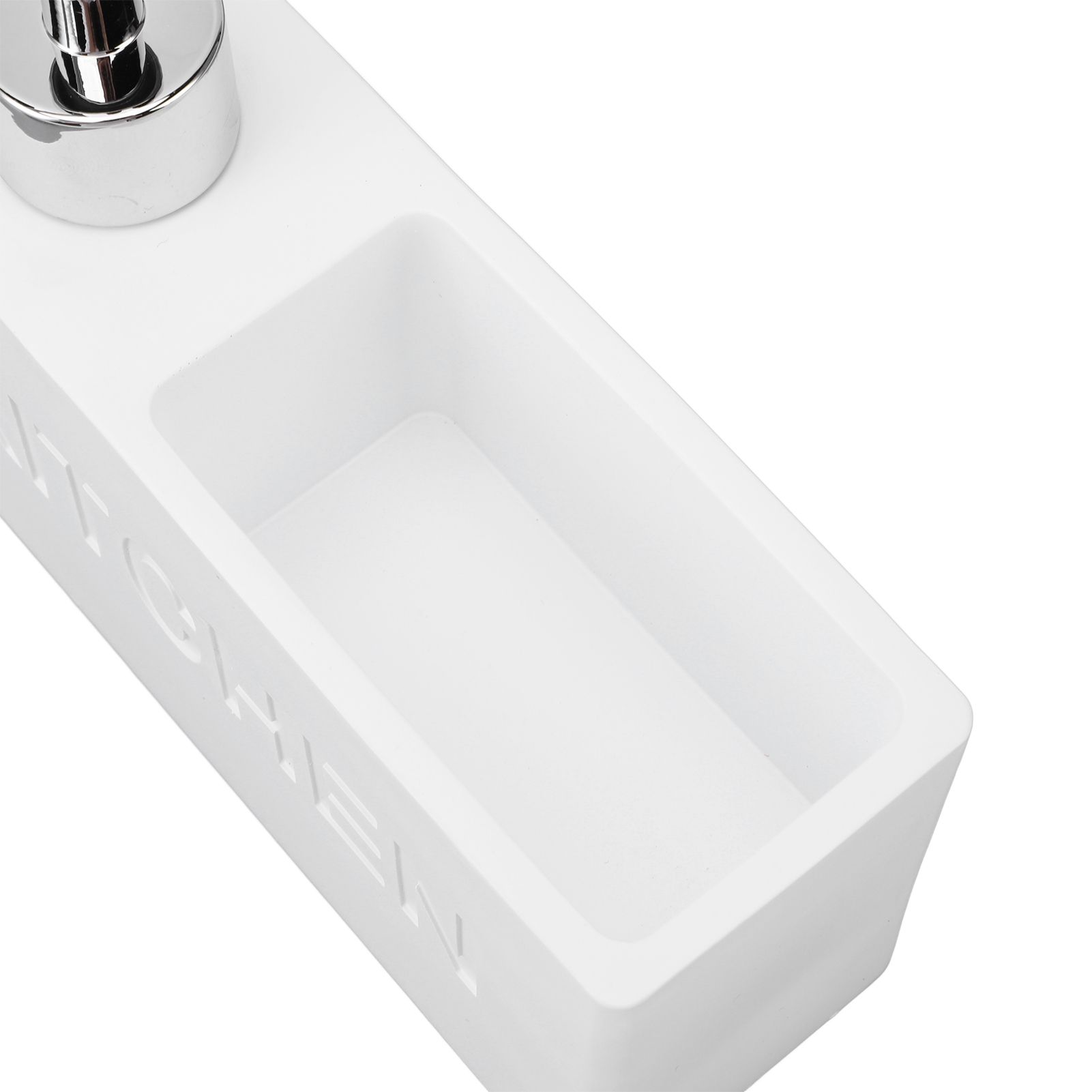 Kitchen Soap Dispenser with Sponge Holder Press Type Dish Soap Dispenser Pump view 5