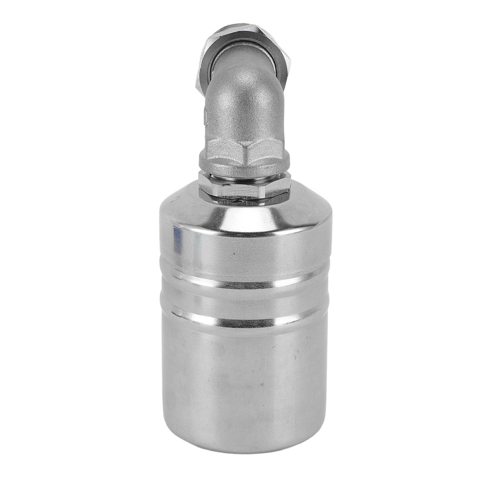 Water Level Control Float Valve with 1/2in Elbow 1/2in to 3/4in Adapter view 3